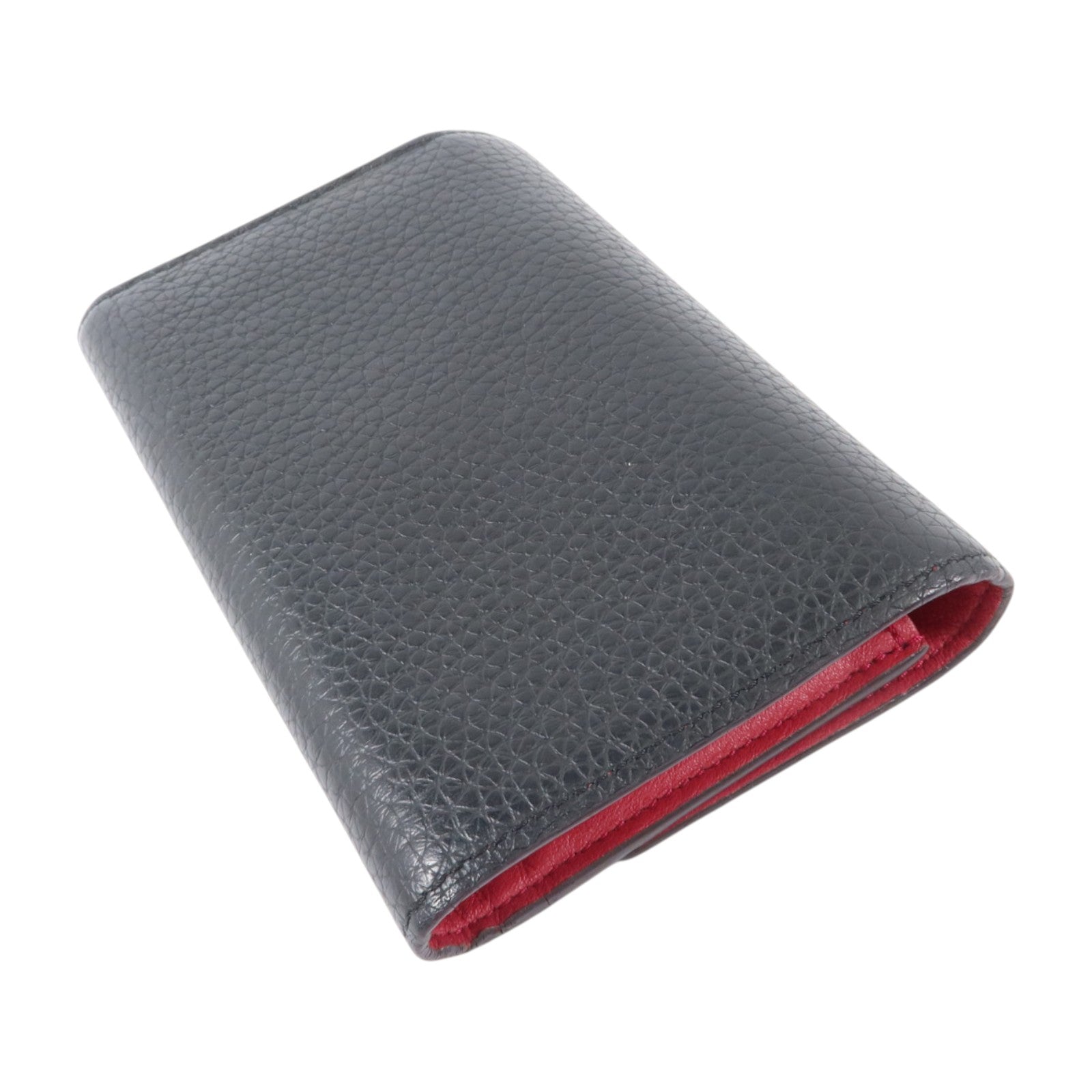 LOUIS VUITTON Taurillon Capucines Compact Wallet金扣錢包