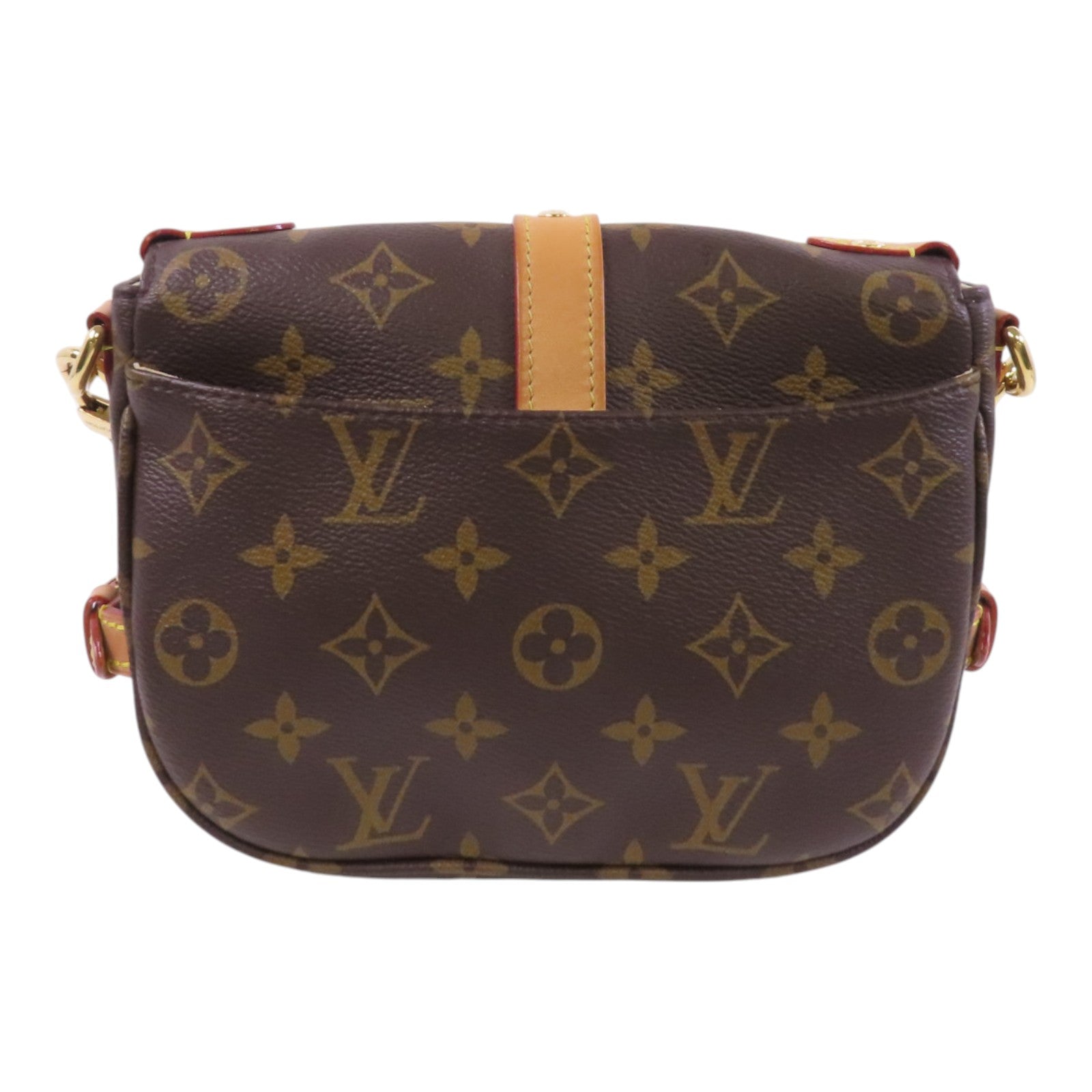 LOUIS VUITTON Monogram Saumur BB金扣肩背袋