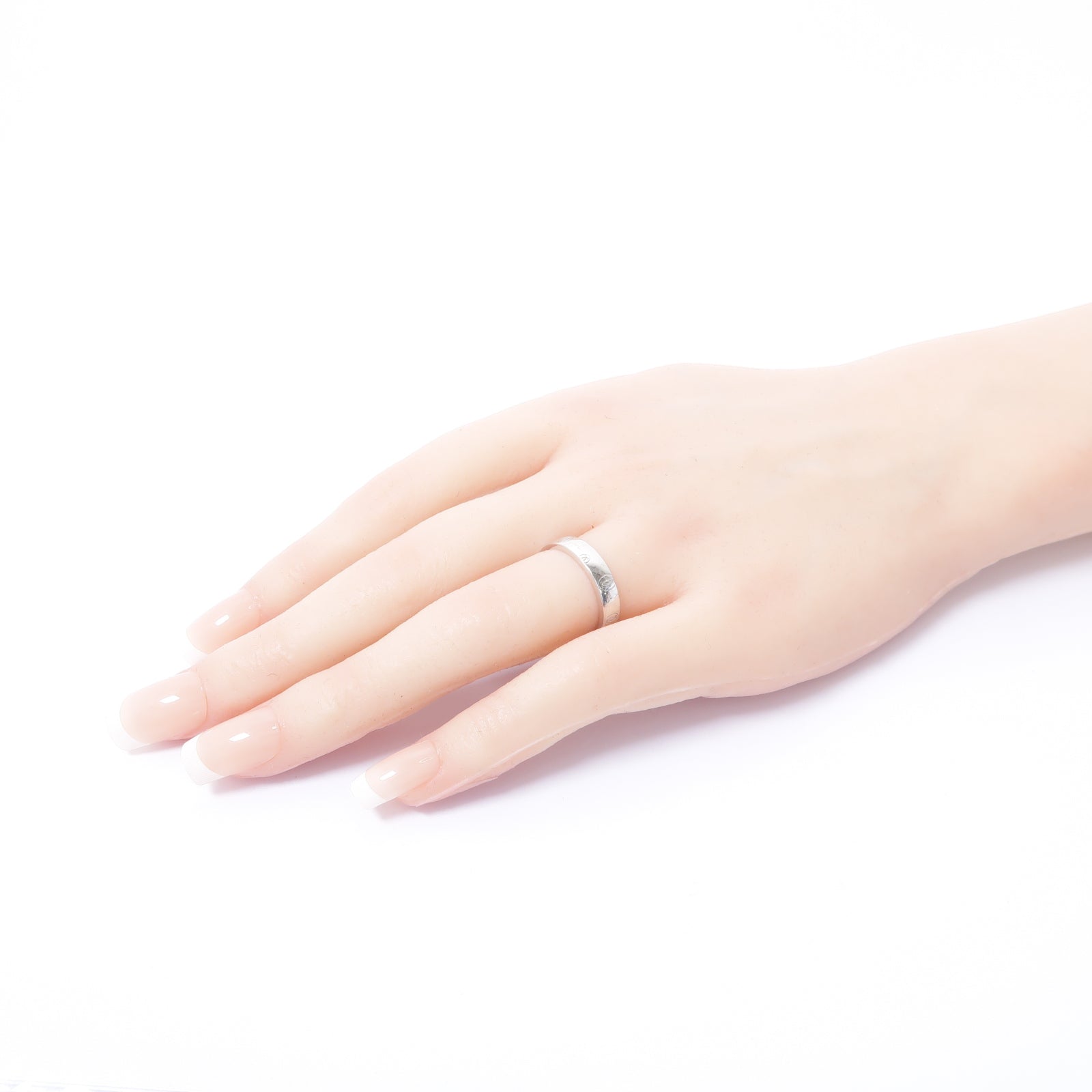 CARTIER 【激減優惠】18K白金Happy Birthday戒指US#6.25/Cartier#53