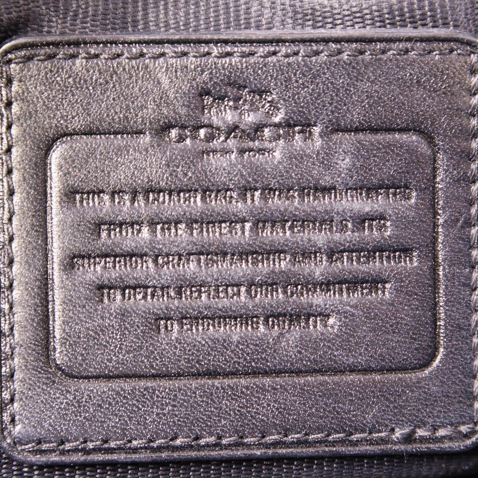 COACH 牛皮皮革Shoulder Bag金扣手挽肩背兩用袋