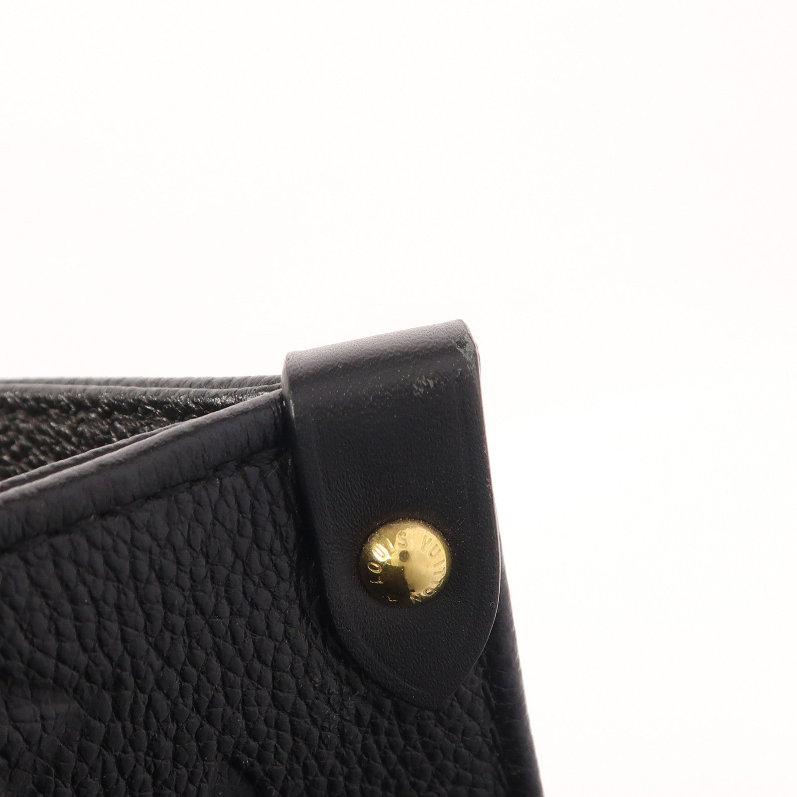 LOUIS VUITTON Monogram Empreinte On The Go GM金扣手挽肩背兩用袋