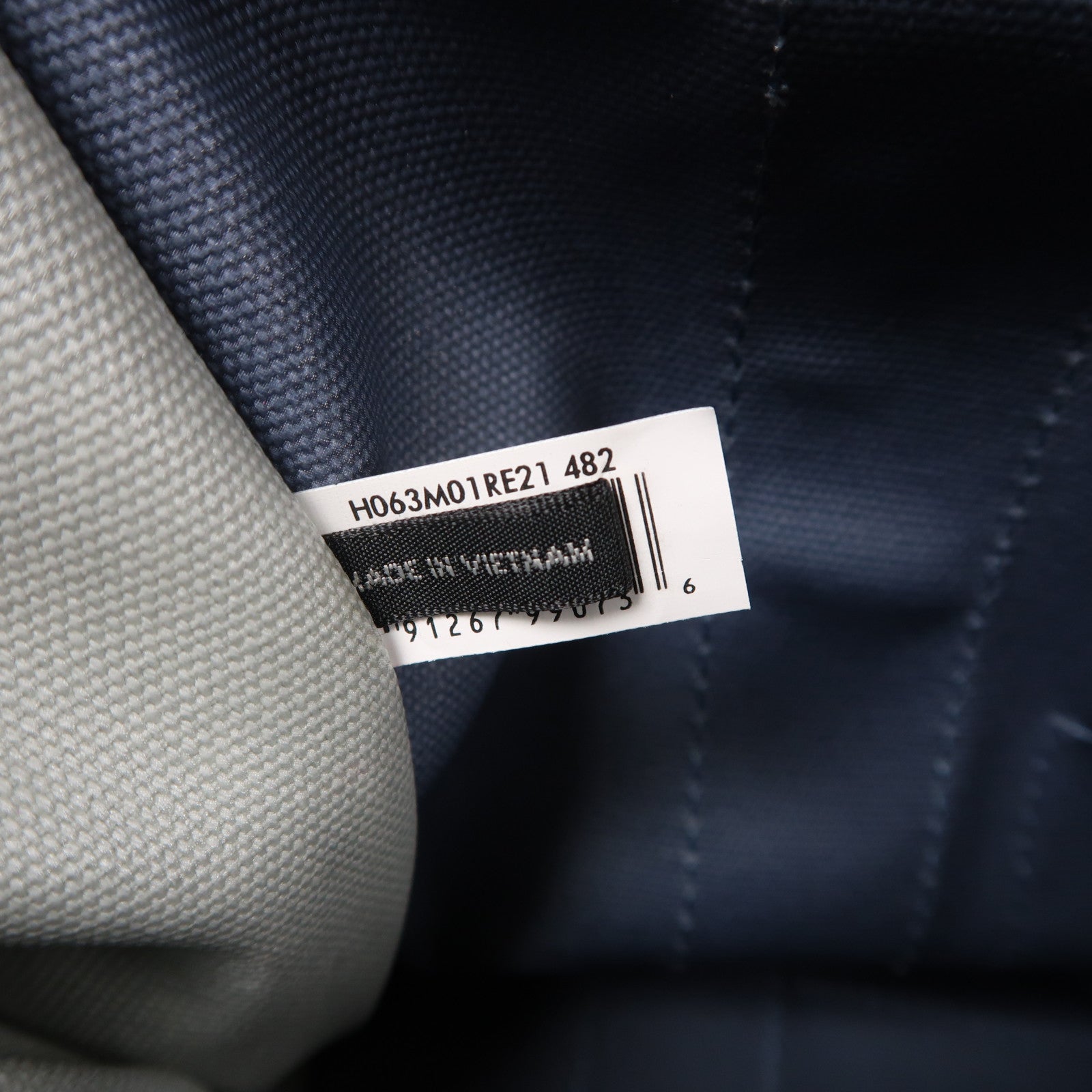 MARC JACOBS 帆布Tote Bag銀扣手挽肩背兩用袋藍色