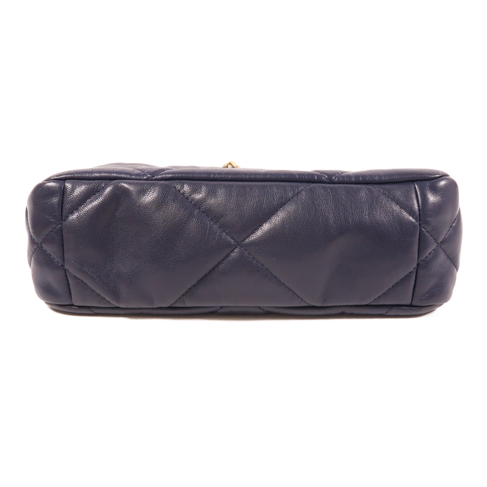 CHANEL 【激減優惠】羊皮皮革C19 Small金扣鏈帶手挽肩背兩用袋