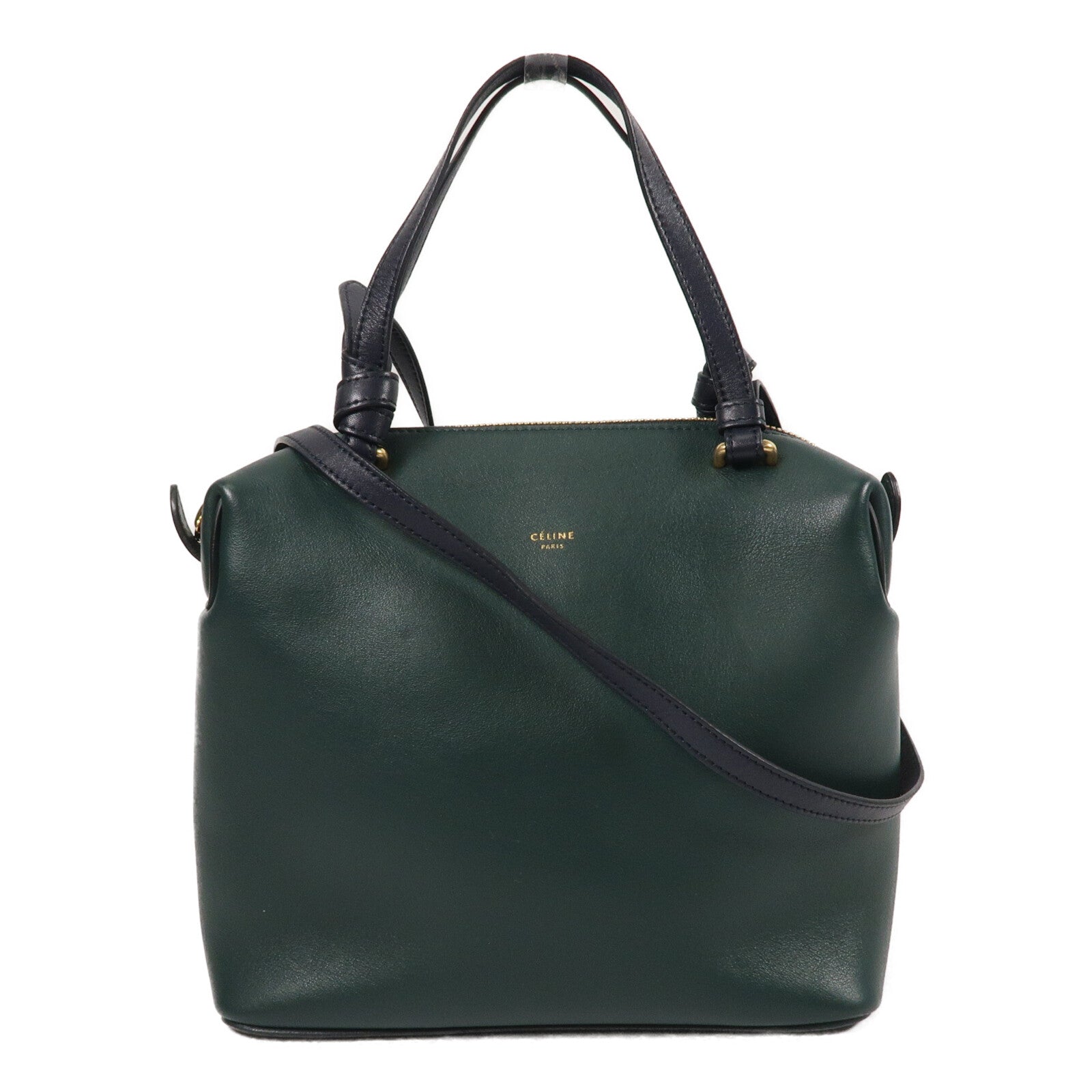 CELINE 牛皮皮革Soft Cube 手挽肩背兩用袋