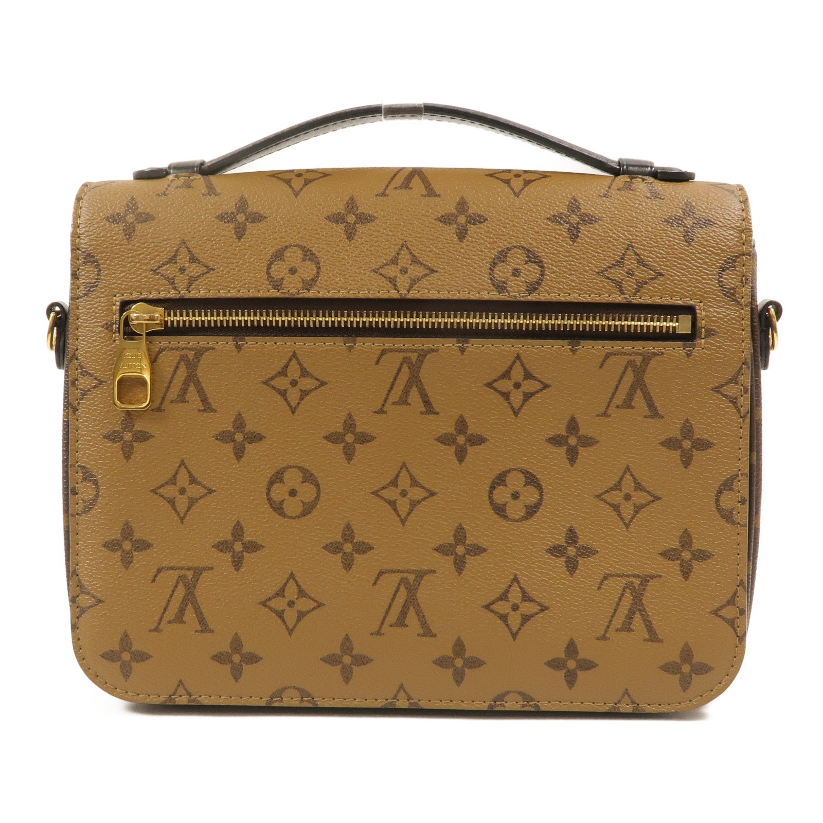 LOUIS VUITTON Monogram Reverse Pochette Metis手挽肩背兩用袋