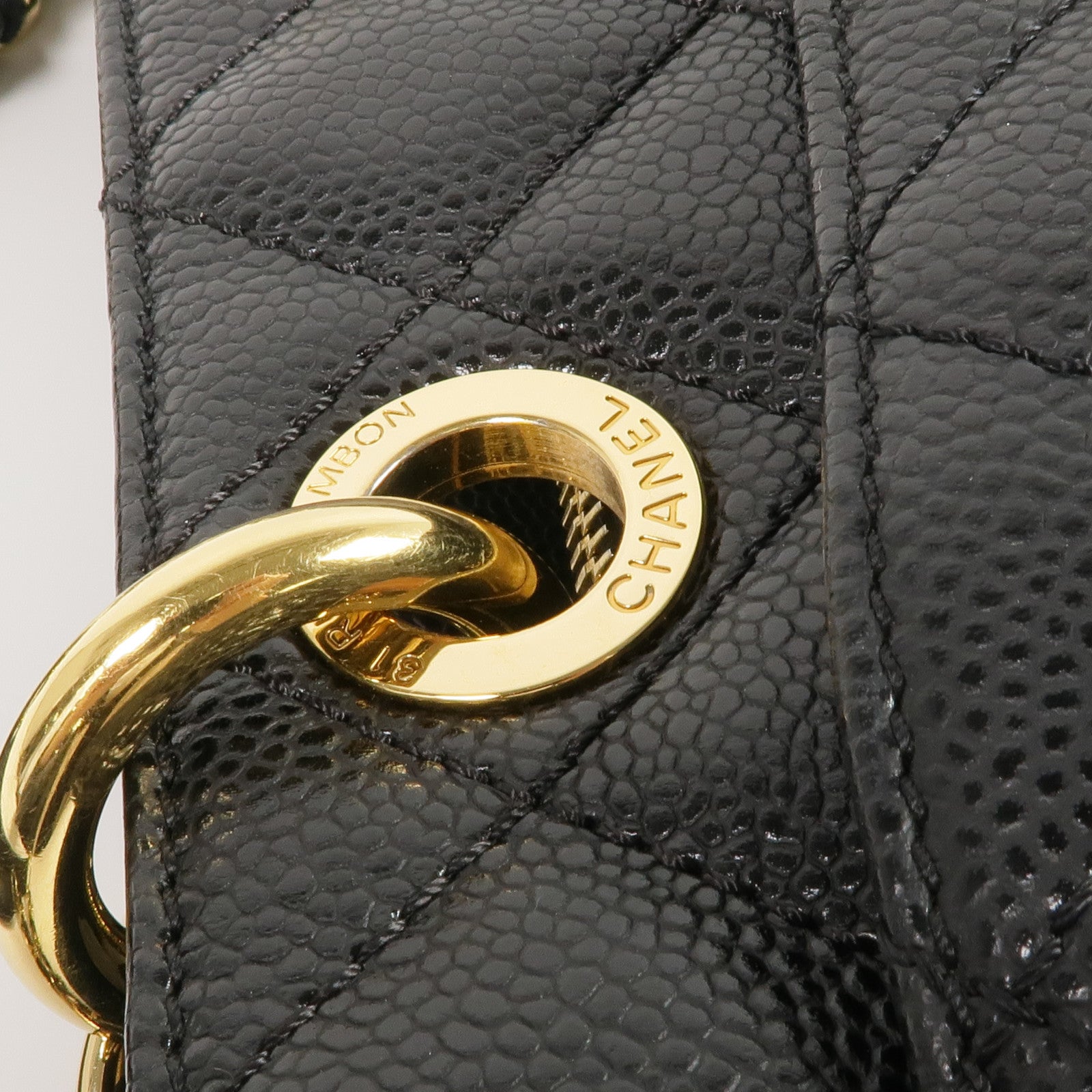 CHANEL 牛皮皮革GST Grand Shopping Tote金扣肩背袋/手挽袋