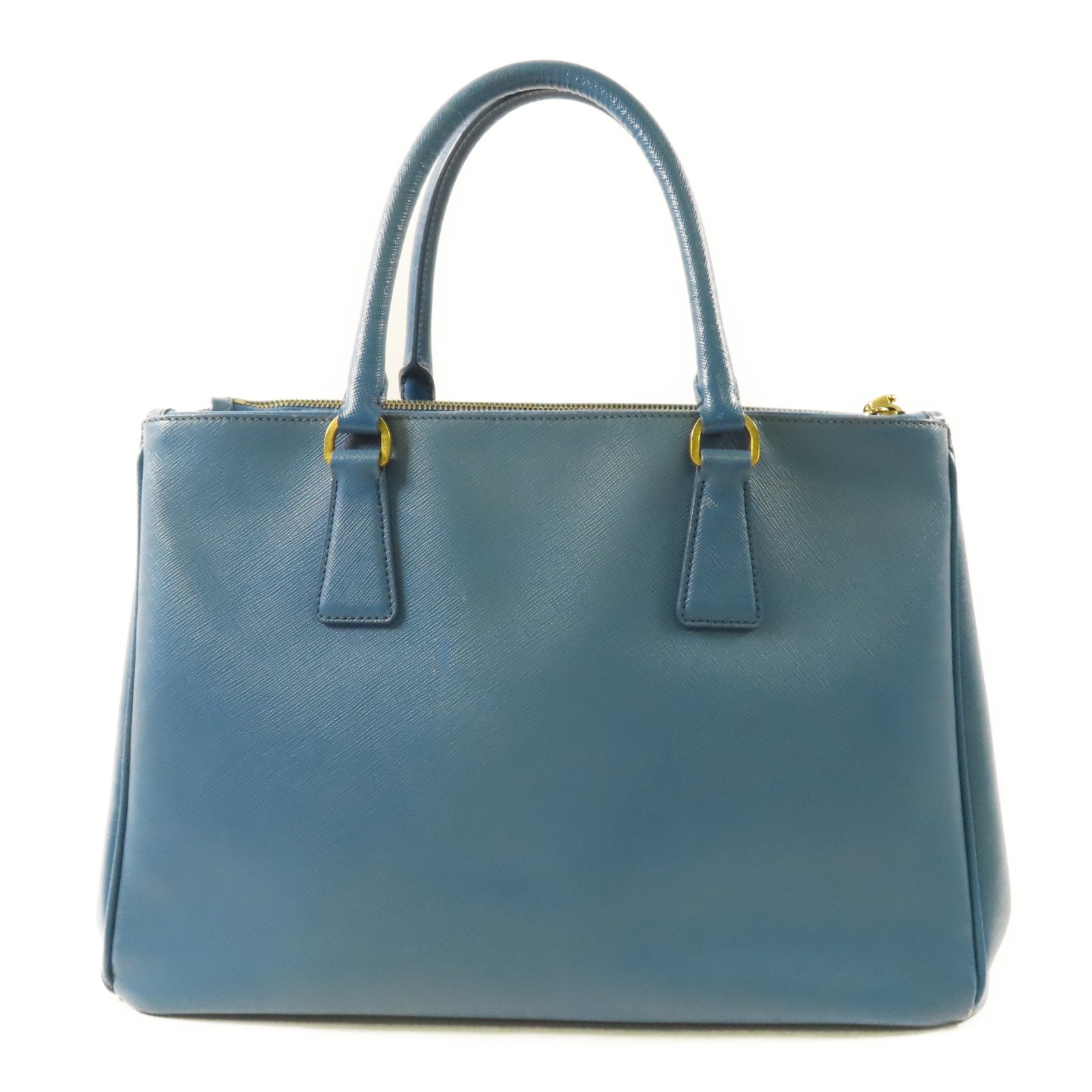PRADA Galleria 2 Way Shoulder Hand Bag BN2274 Saffiano Leather Blue