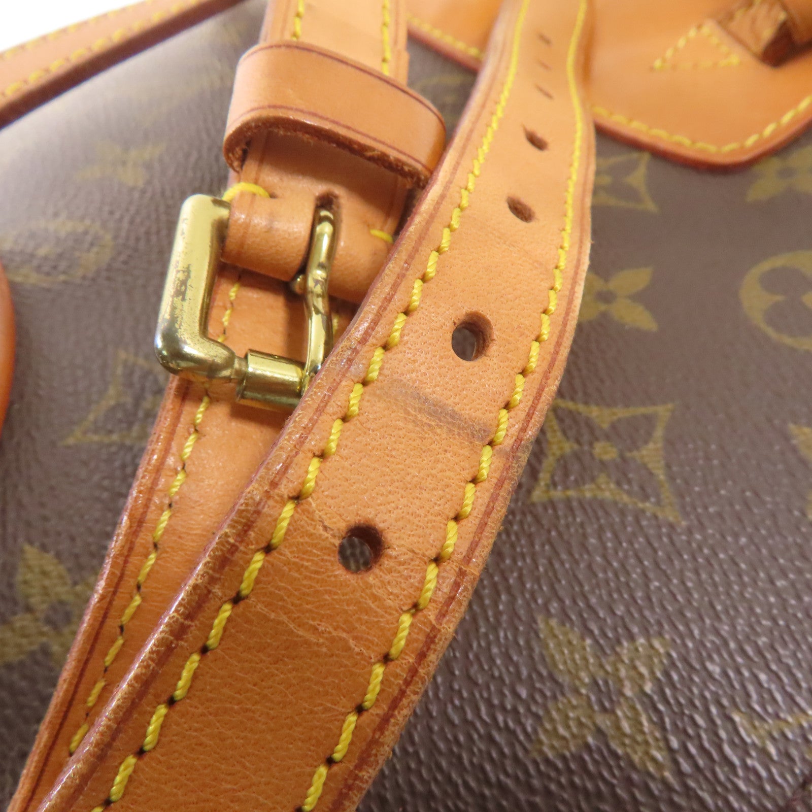 LOUIS VUITTON Monogram Ellipse Sac A Dos Backpack金扣背包棕色