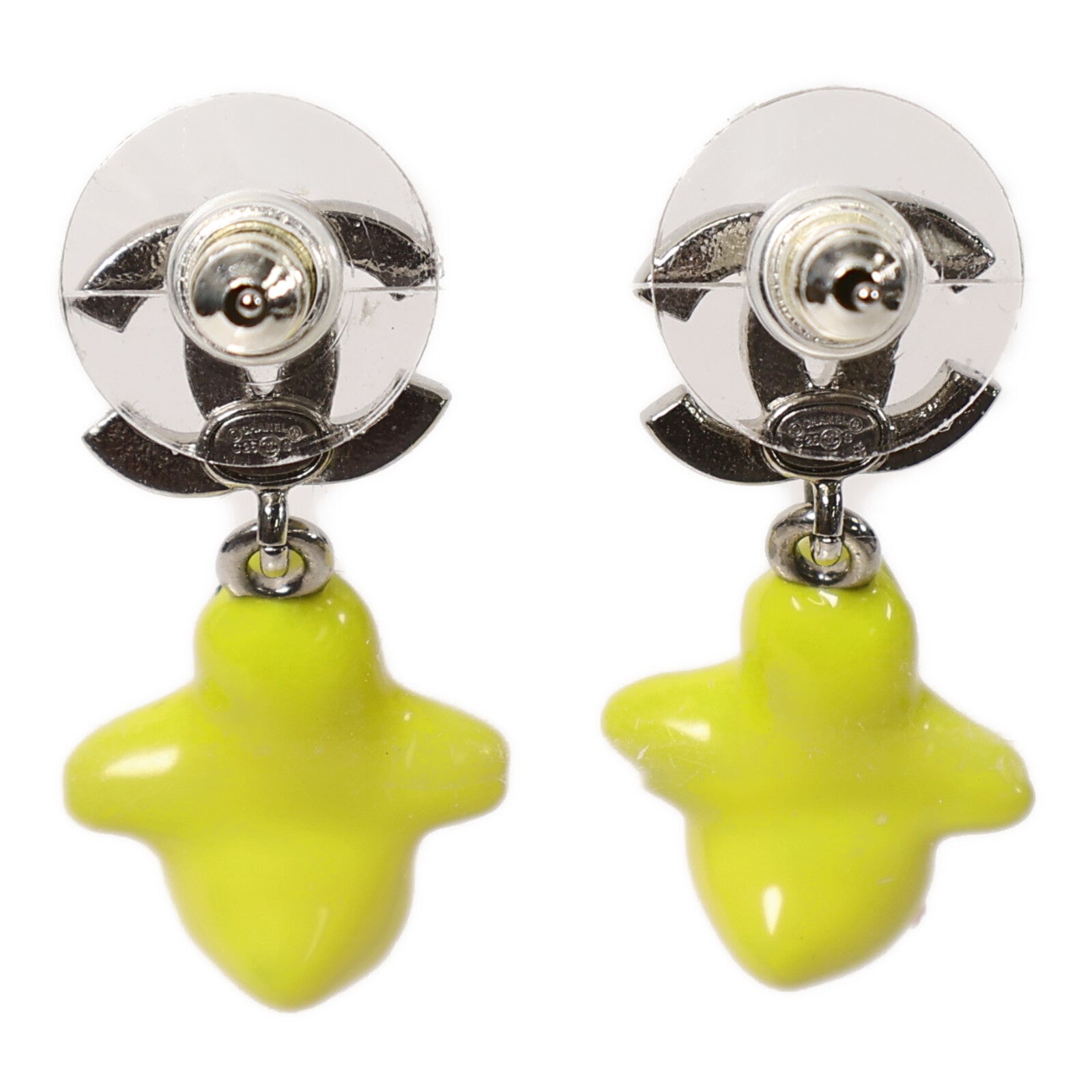 CHANEL 金屬/樹脂/水鑽Earring耳環
