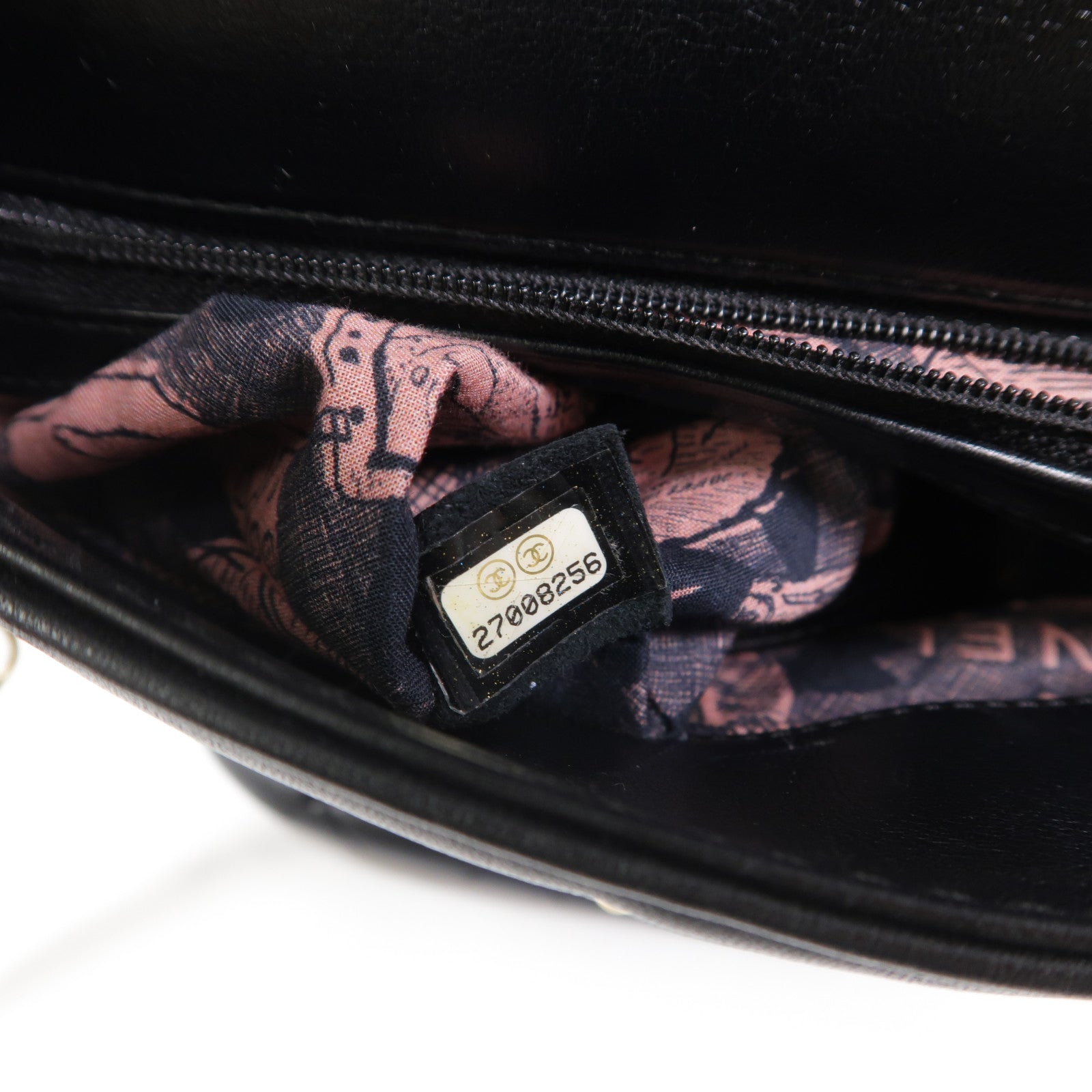 CHANEL 羊皮皮革Bucket Bag鏈帶肩背袋