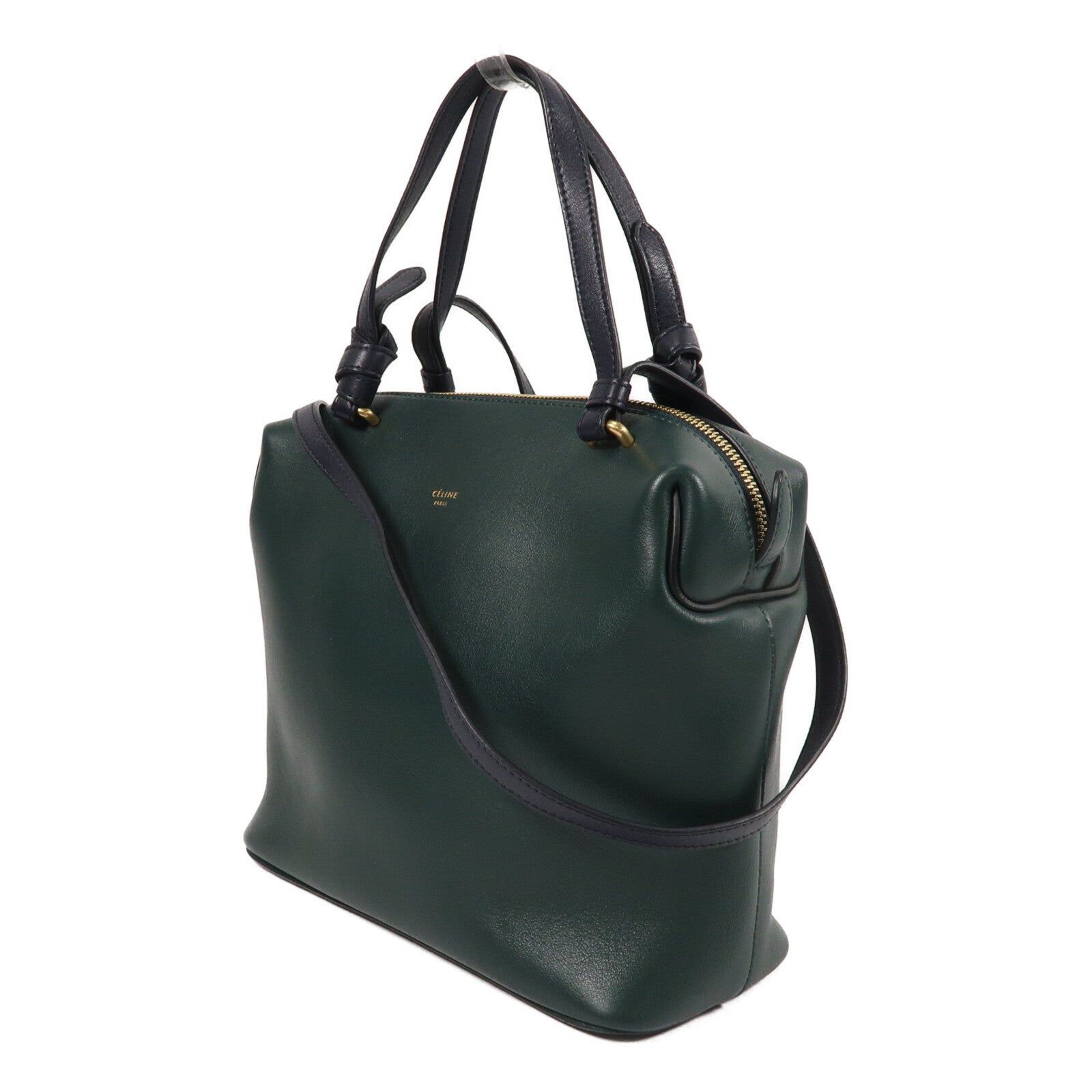 CELINE 牛皮皮革Soft Cube 手挽肩背兩用袋