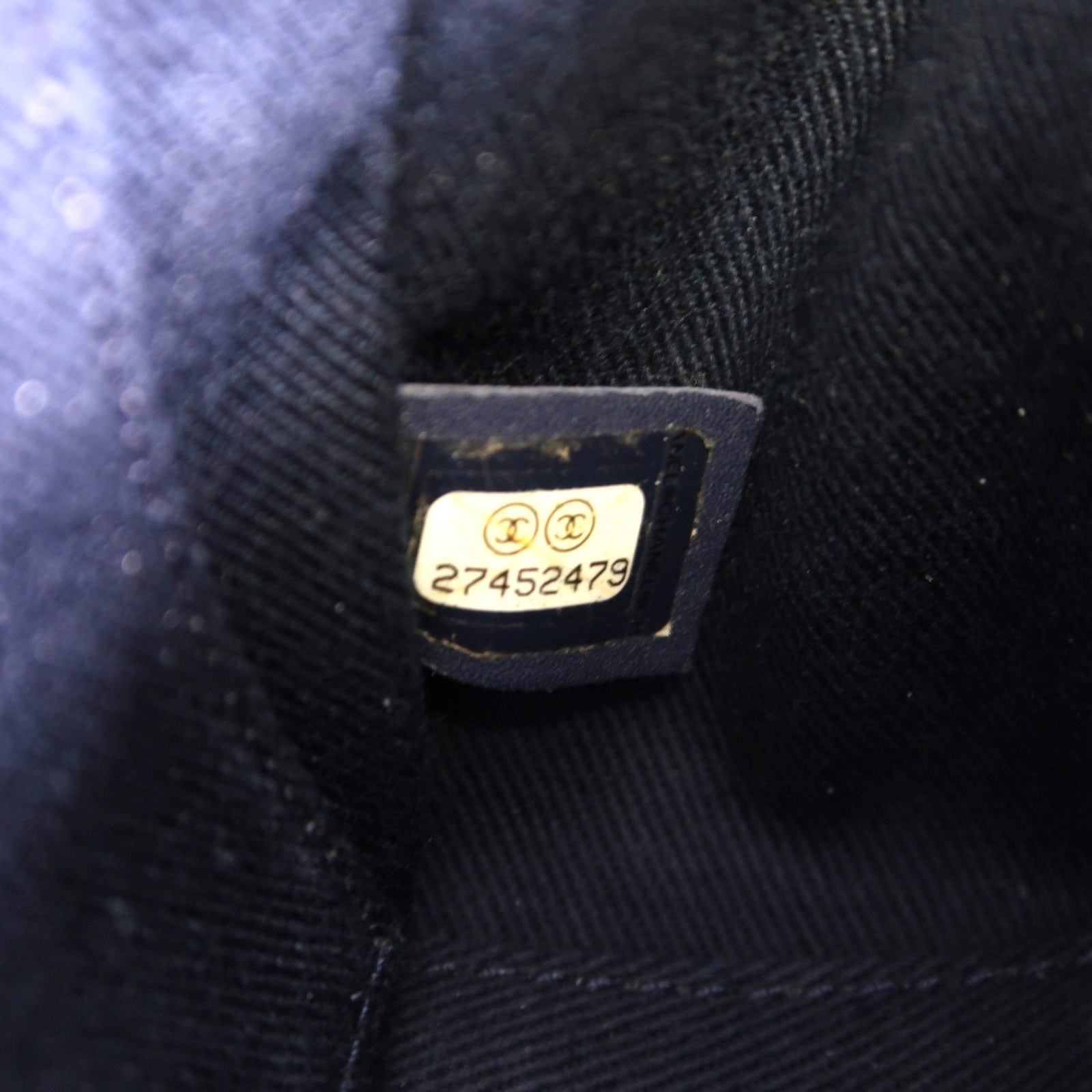 CHANEL 牛皮皮革Chain Shoulder金扣手挽肩背兩用袋
