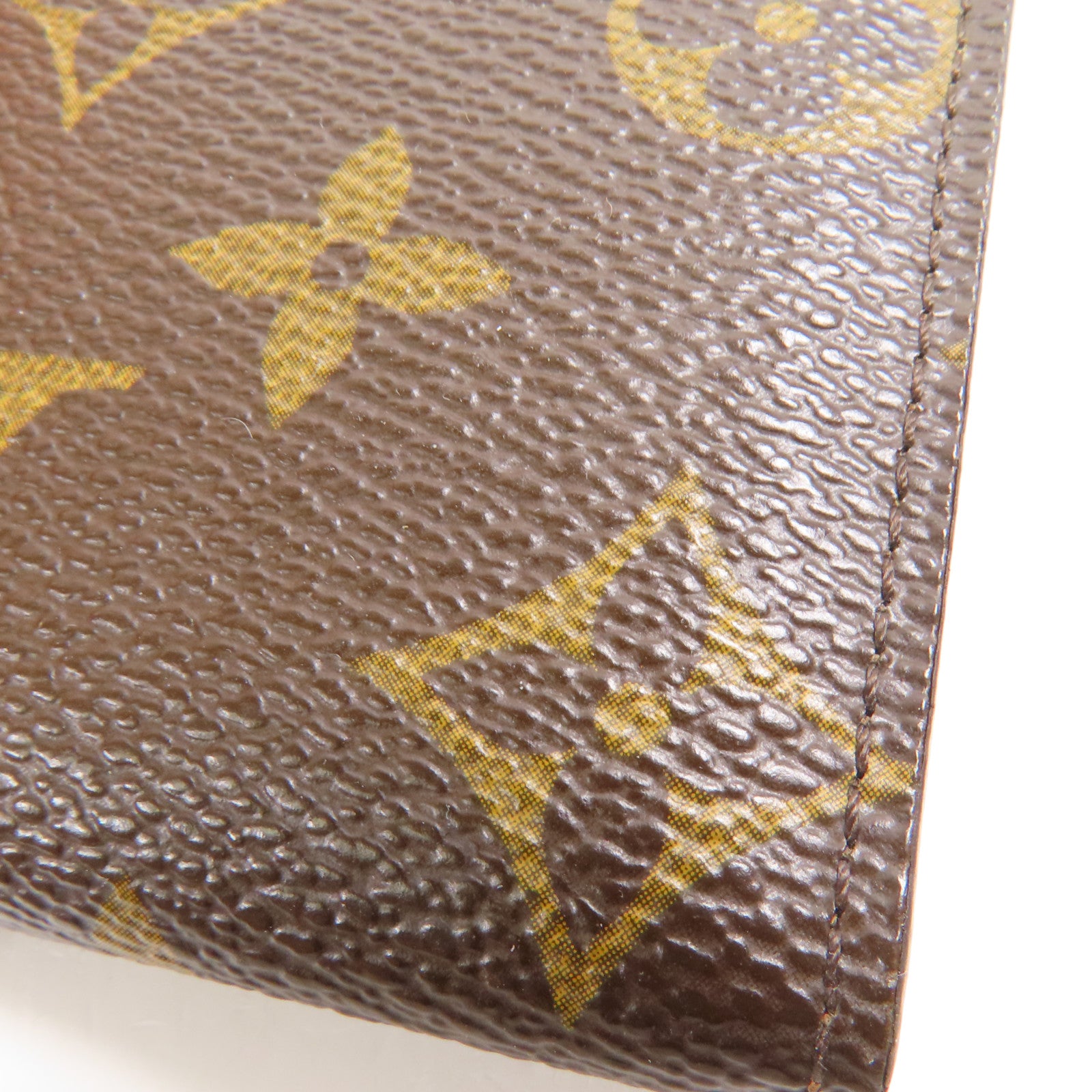 LOUIS VUITTON Monogram 6 Key Holder金扣鎖匙包棕色