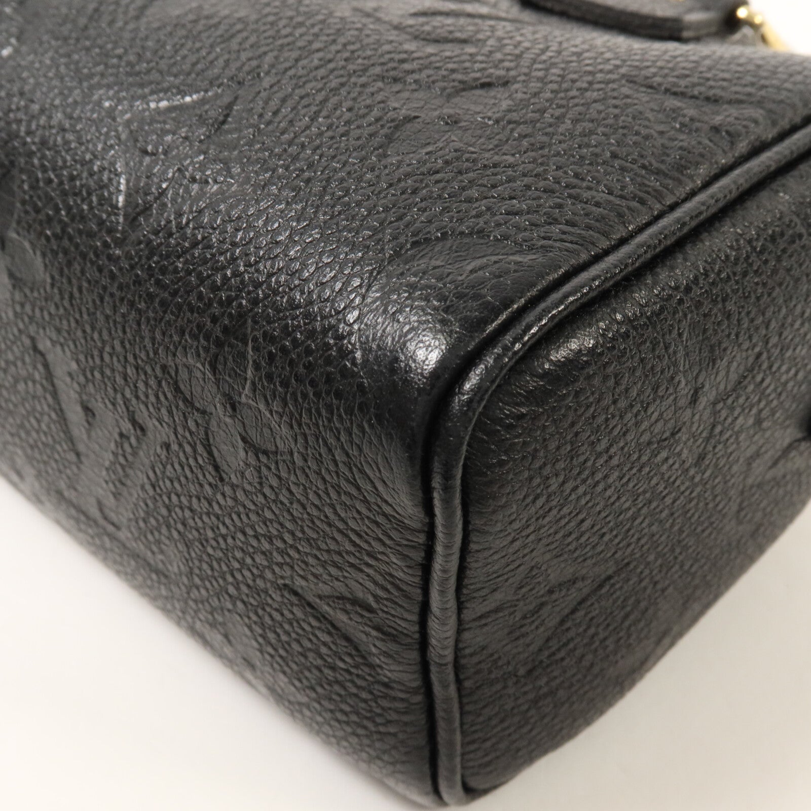 LOUIS VUITTON Monogram Empreinte Nano Speedy手挽肩背兩用袋