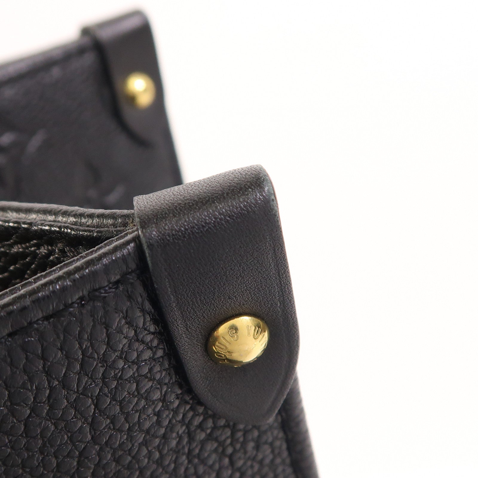 LOUIS VUITTON Monogram Empreinte On The Go GM金扣手挽肩背兩用袋