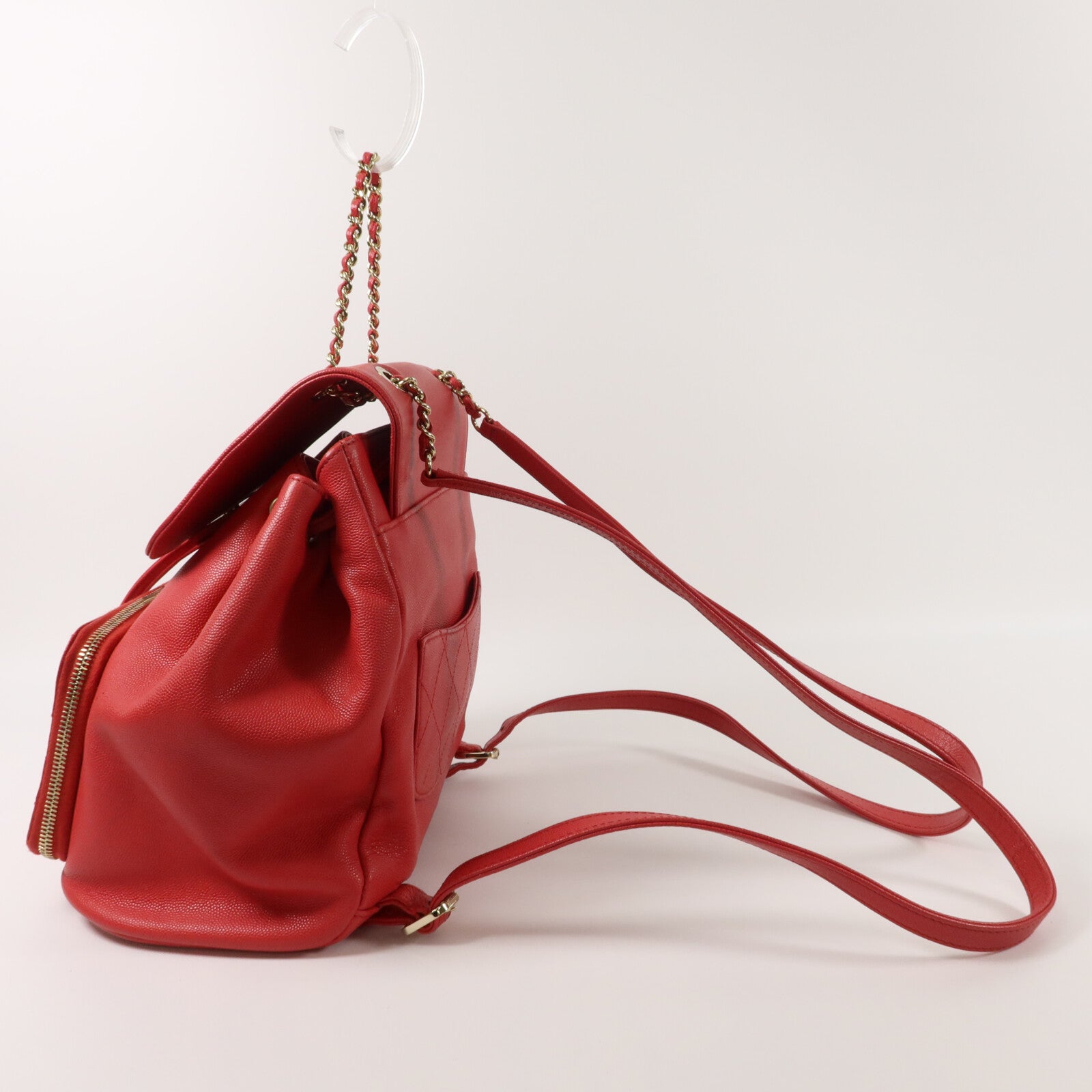 CHANEL 牛皮皮革Affinity Backpack背包