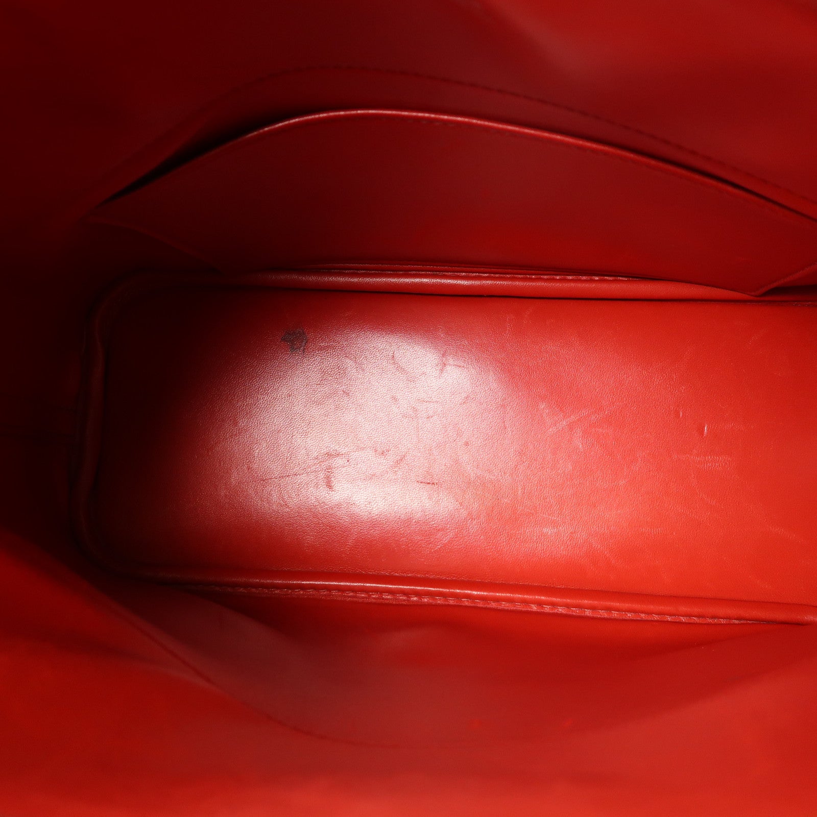 HERMES Epsom皮革Bolide 31銀扣手挽袋Q5 Rouge Casaque