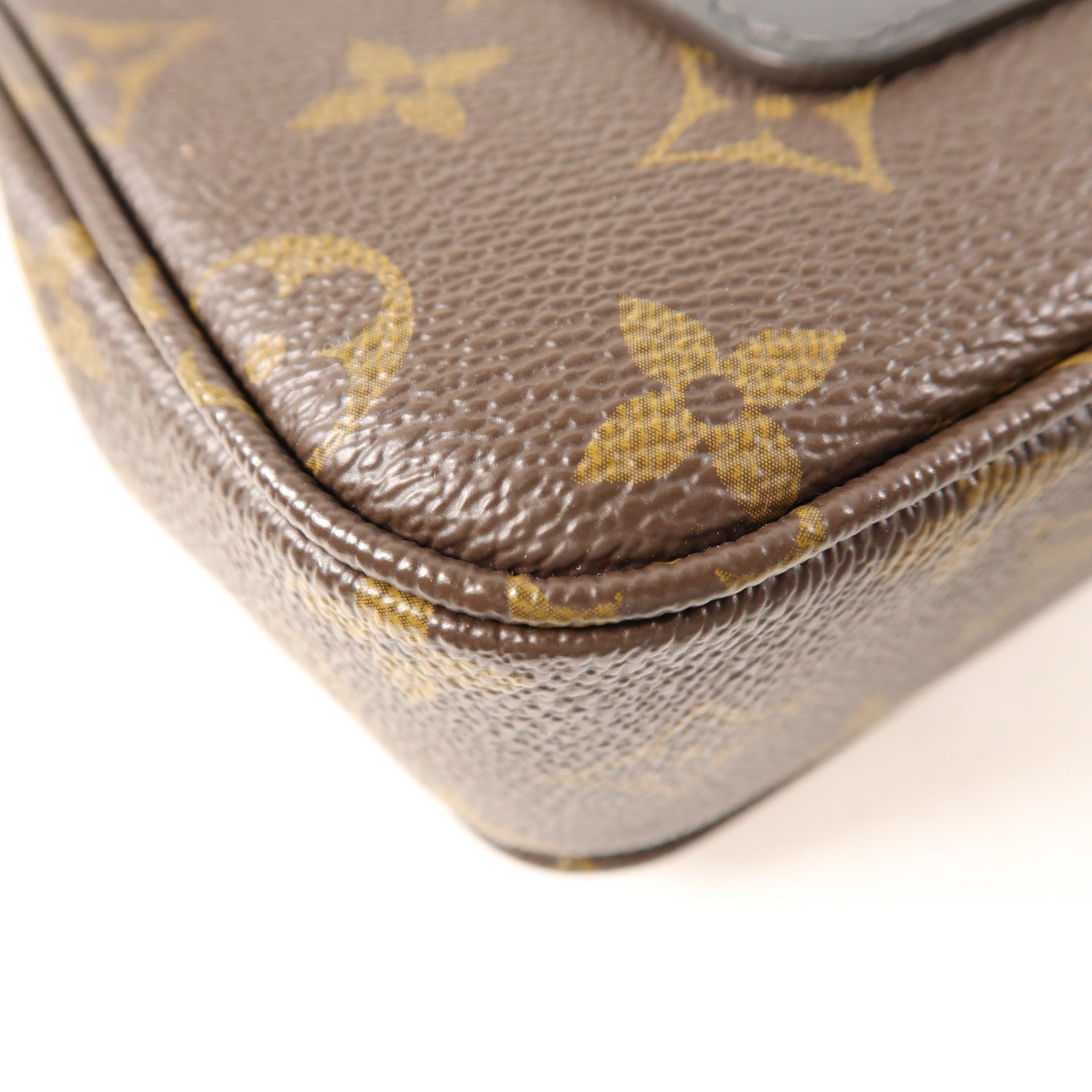 LOUIS VUITTON 【激減優惠】Monogram Marceau金扣肩背袋棕色