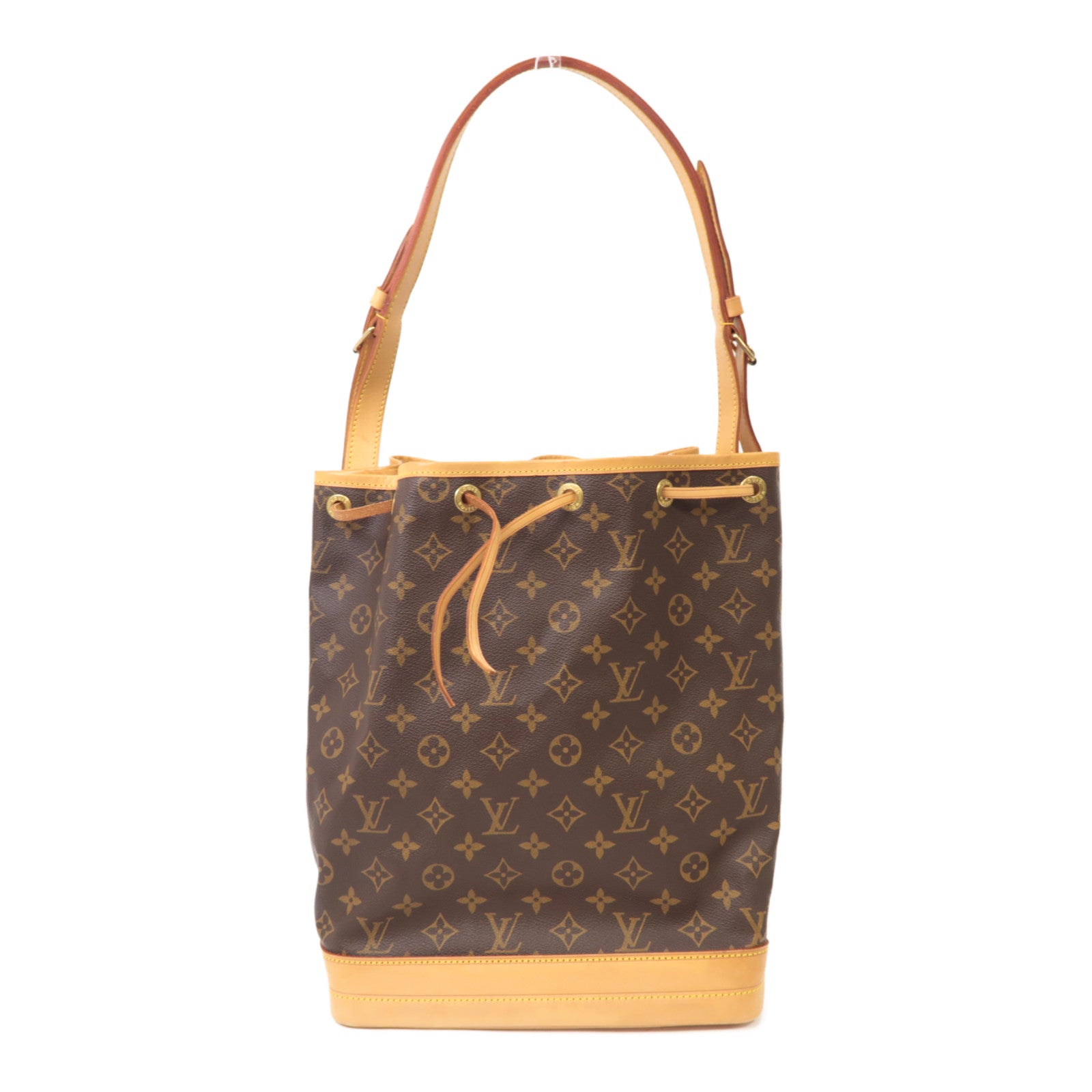 LOUIS VUITTON Monogram Noe Bucket Bag金扣肩背袋啡色