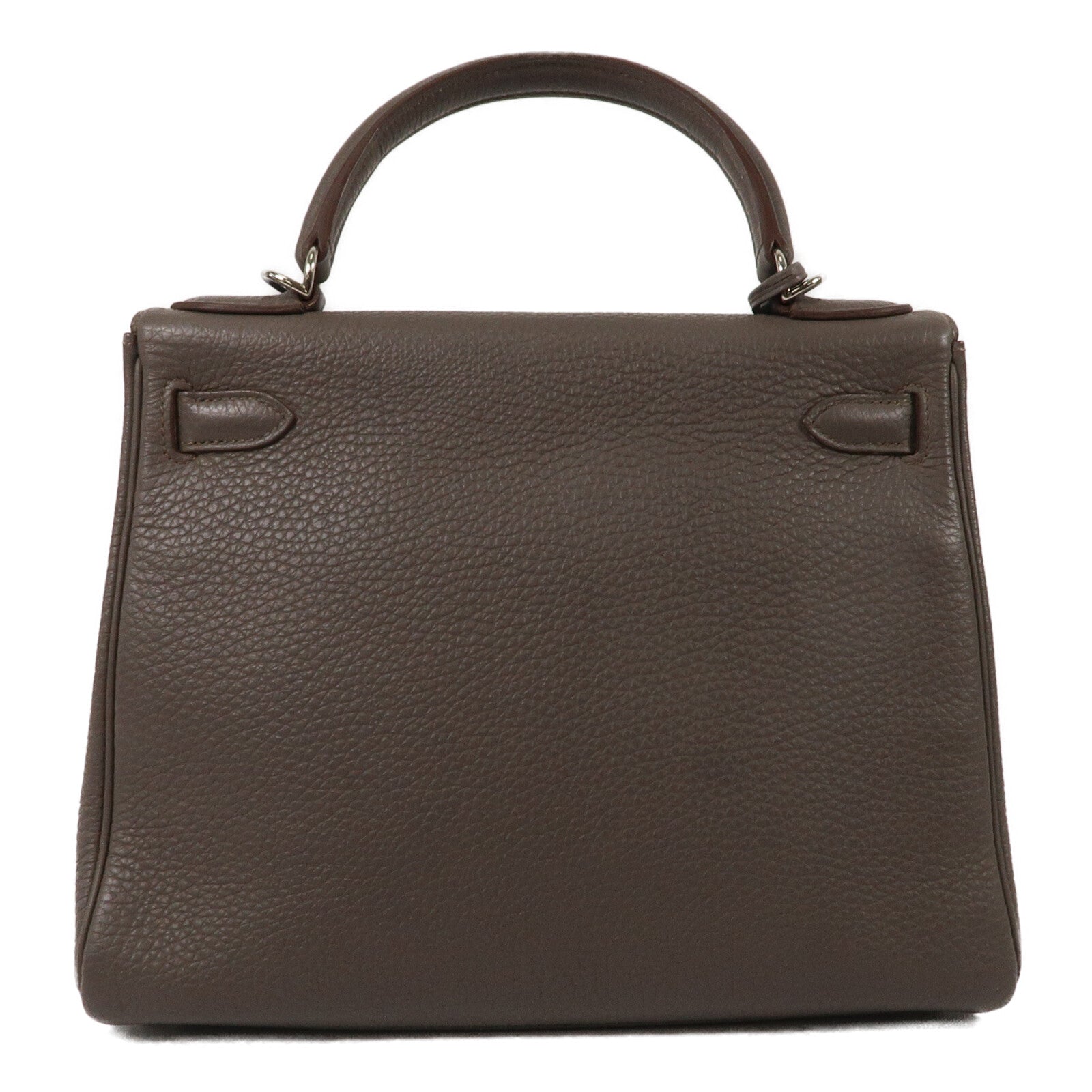 HERMES Togo皮革Kelly 28手挽肩背兩用袋Etain