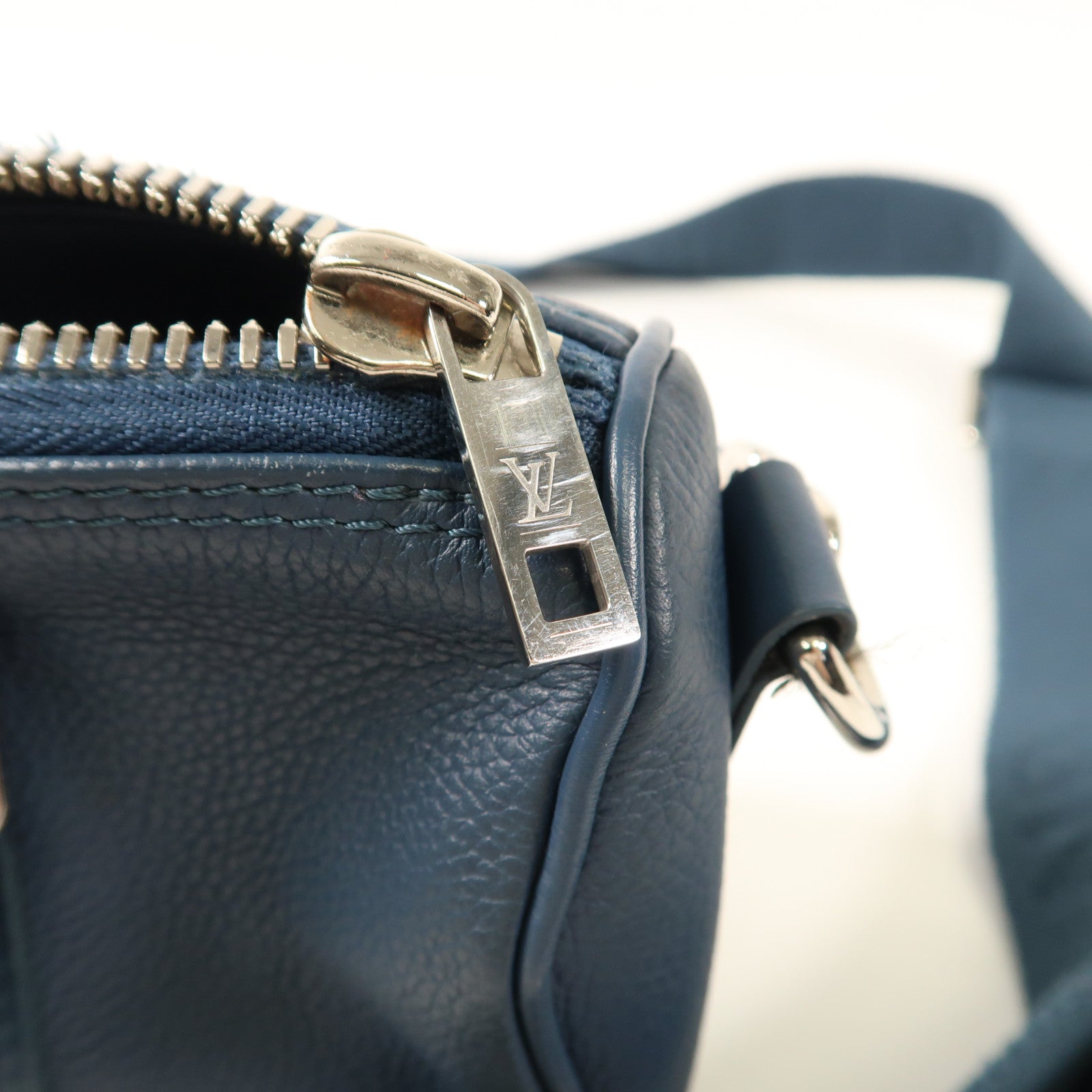 LOUIS VUITTON Aerogram Keepall XS銀扣手挽肩背兩用袋