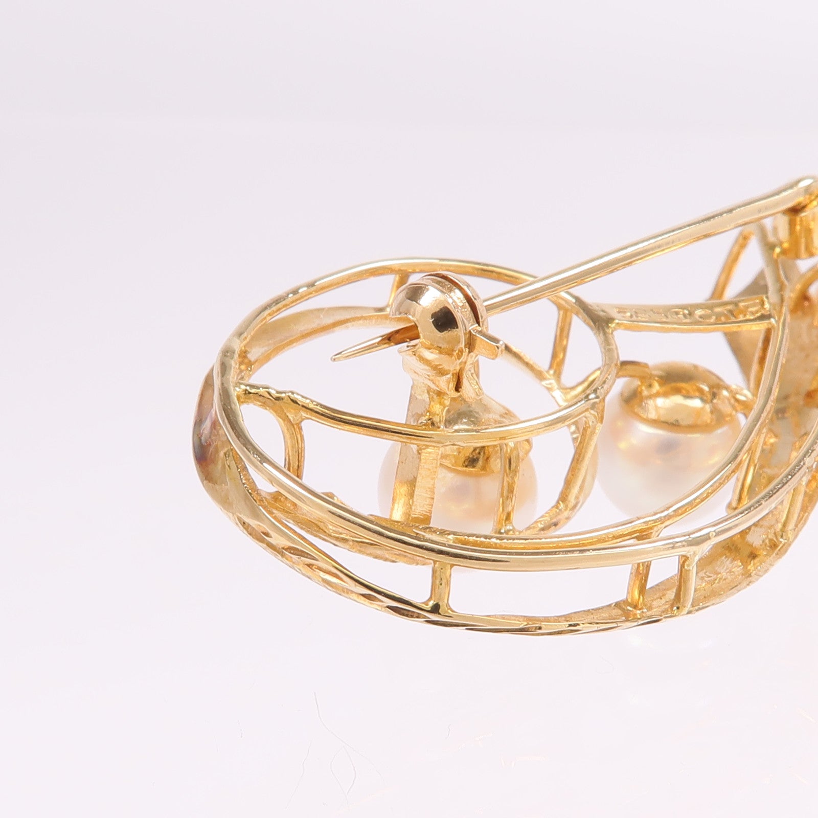 JEWELRY 【激減優惠】14K黃金Pearl Brooch珍珠胸針