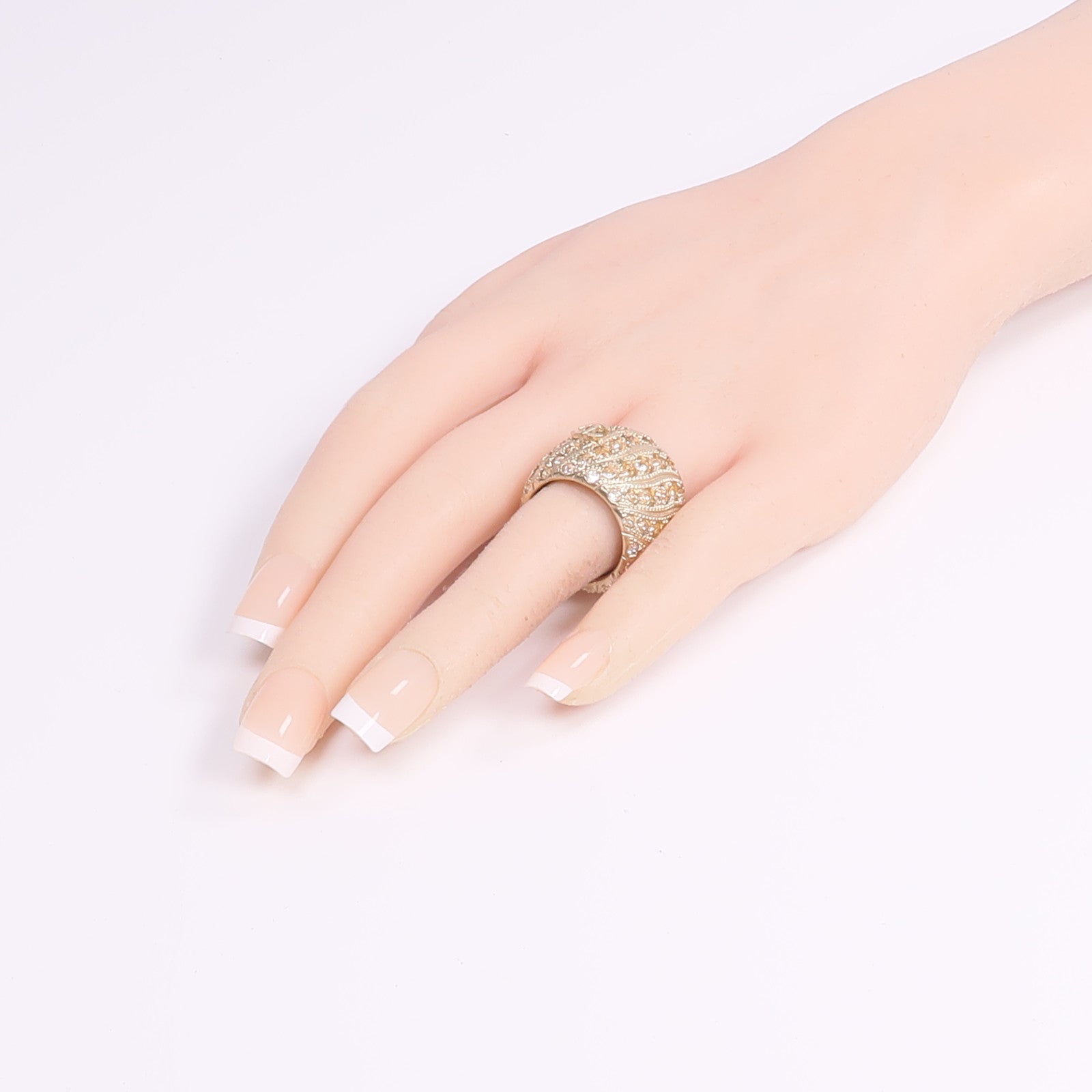 CHANEL 金屬Ring戒指US#7