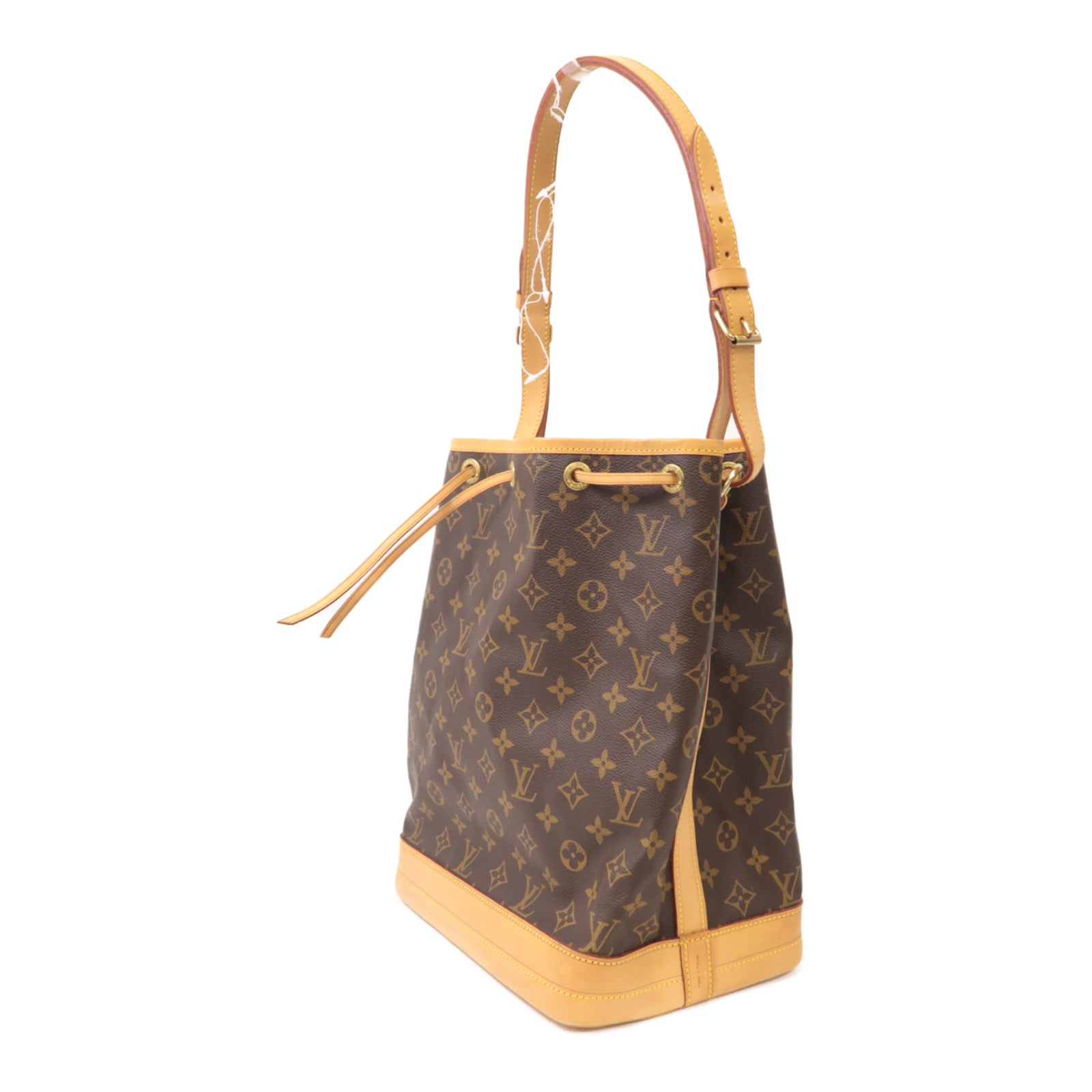 LOUIS VUITTON Monogram Noe Bucket Bag金扣肩背袋啡色