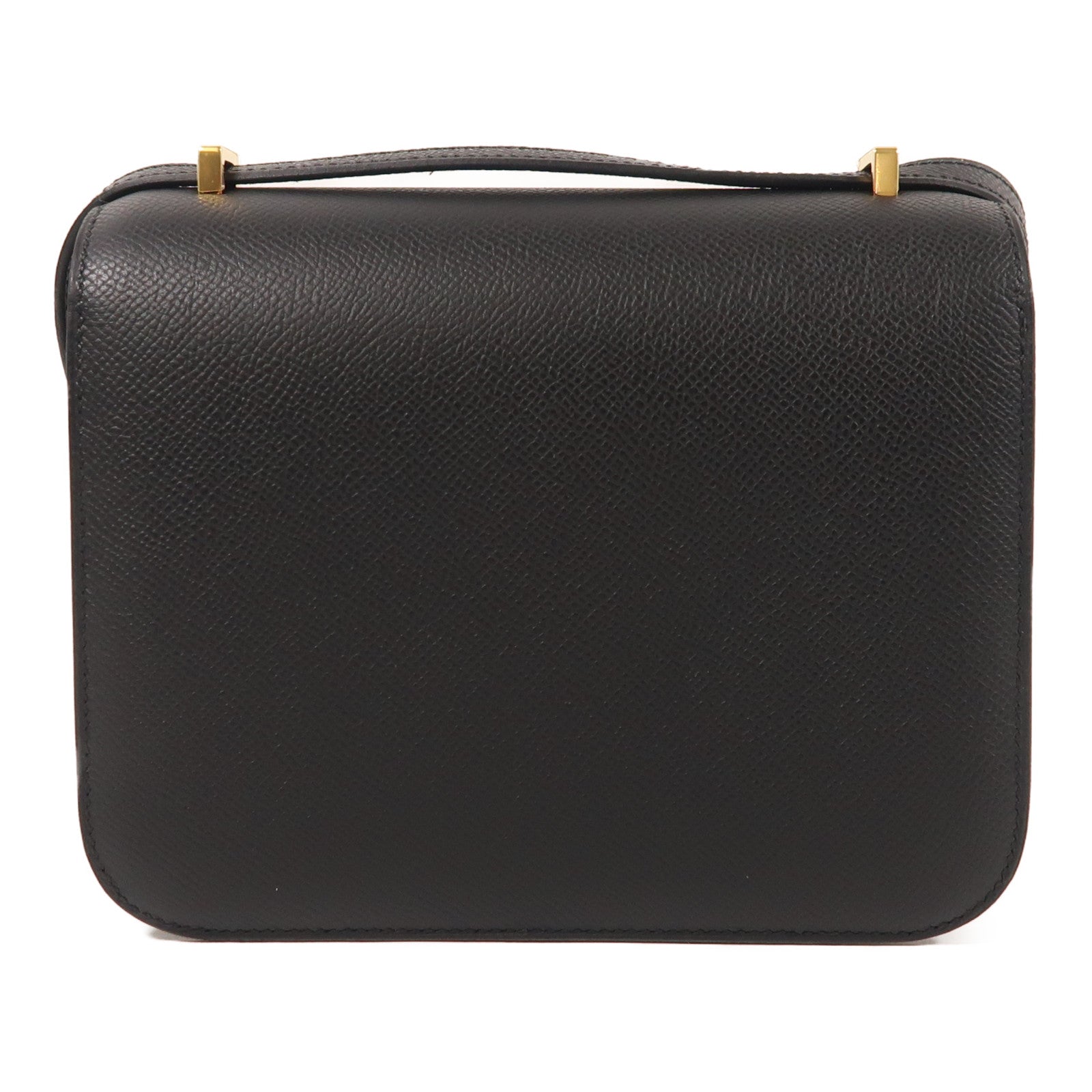 HERMES Epsom皮革Constance Mini金扣肩背袋Noir