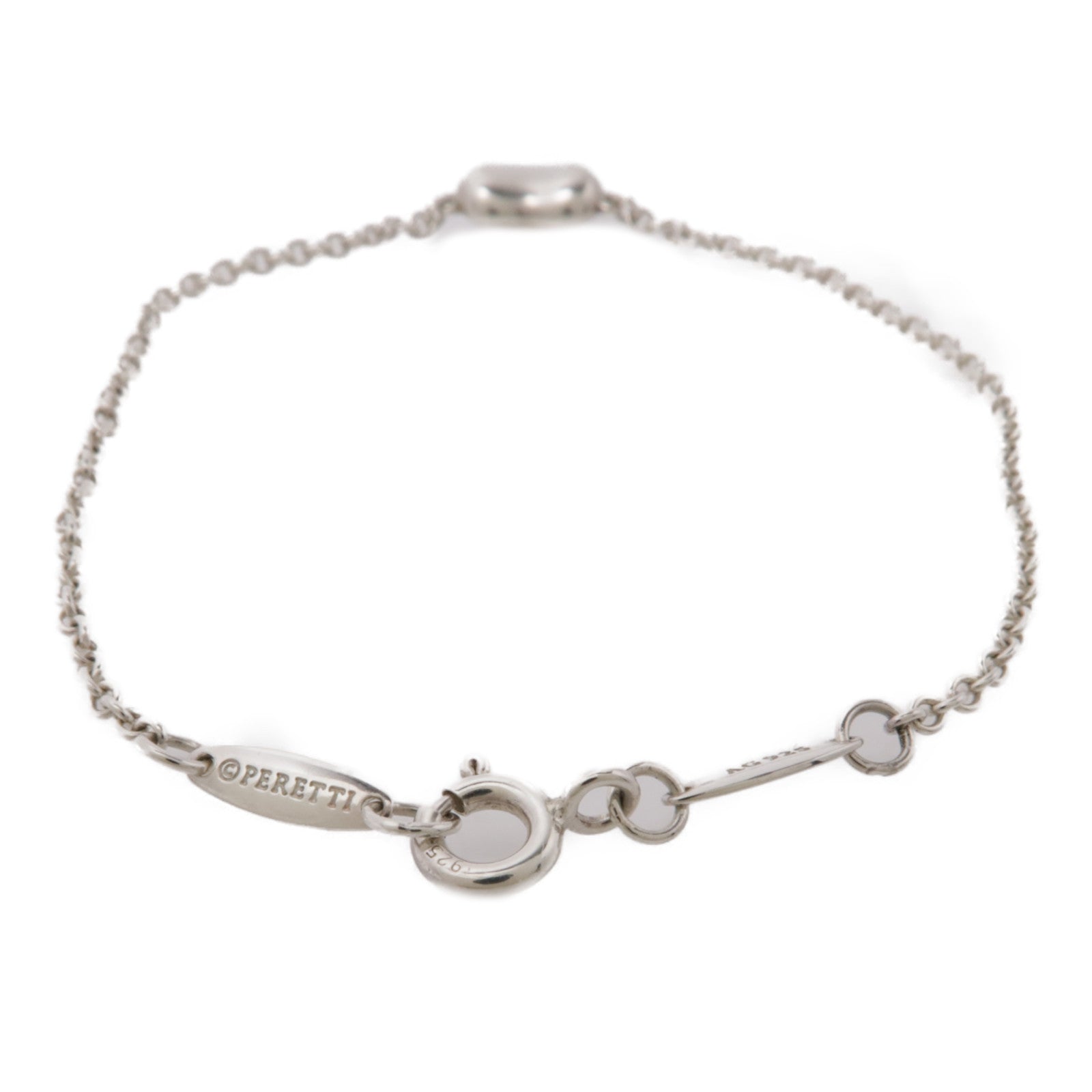 TIFFANY＆CO 925純銀Bean Bracelet手鏈
