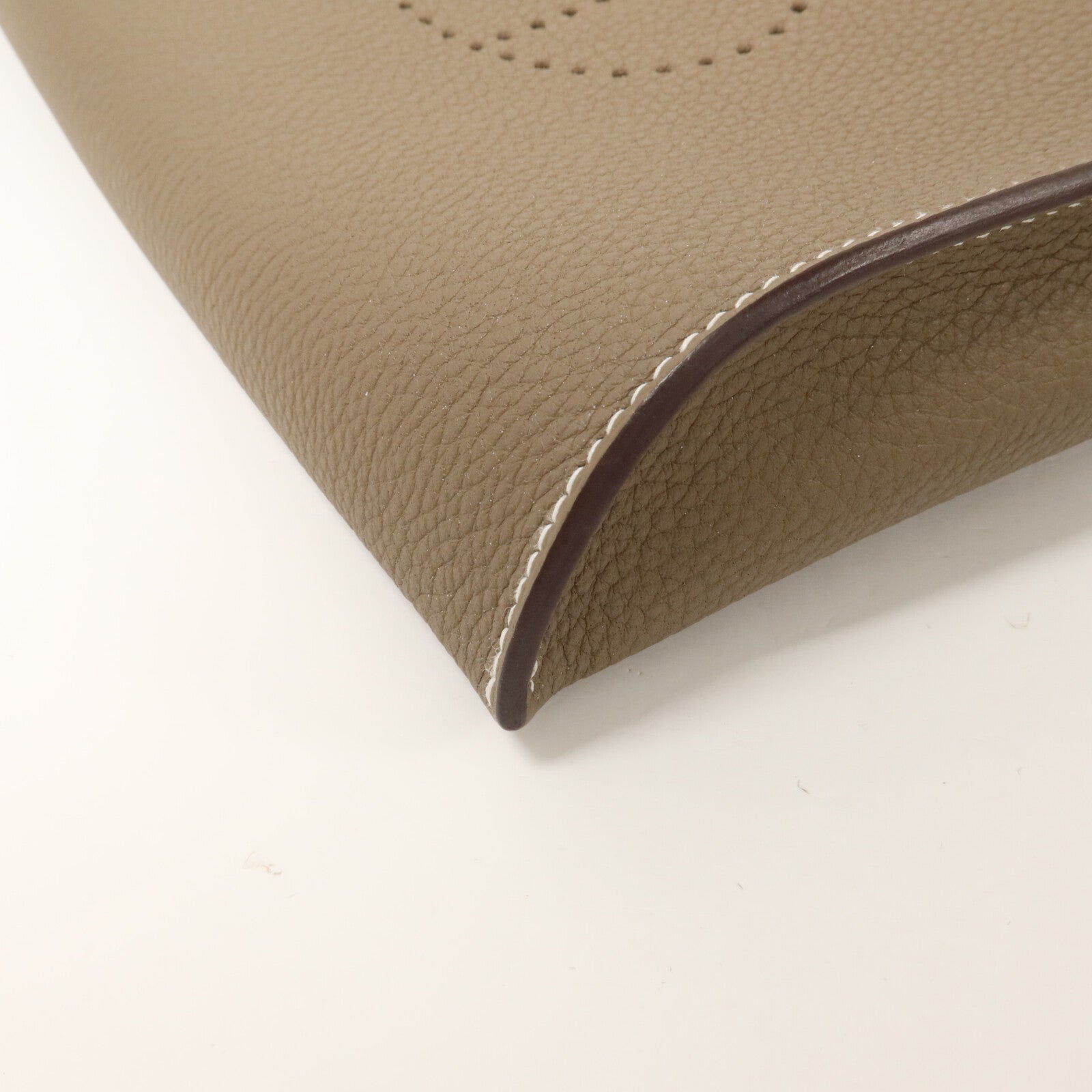 HERMES Togo皮革Videpoches肩背袋Etoupe