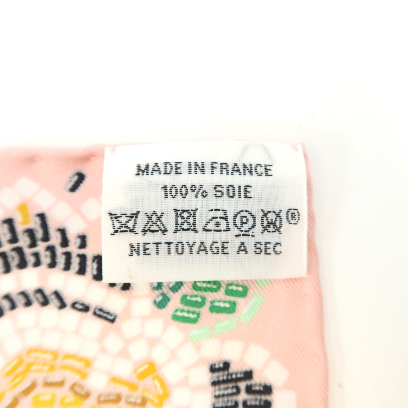 HERMES Scarf 90X90 Silk Multicolor