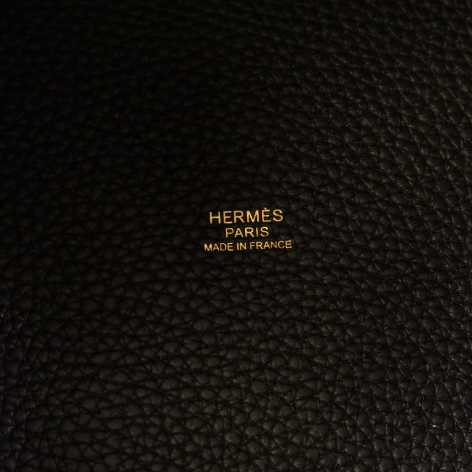 HERMES 【激減優惠】Clemence皮革Picotin MM金扣手挽袋