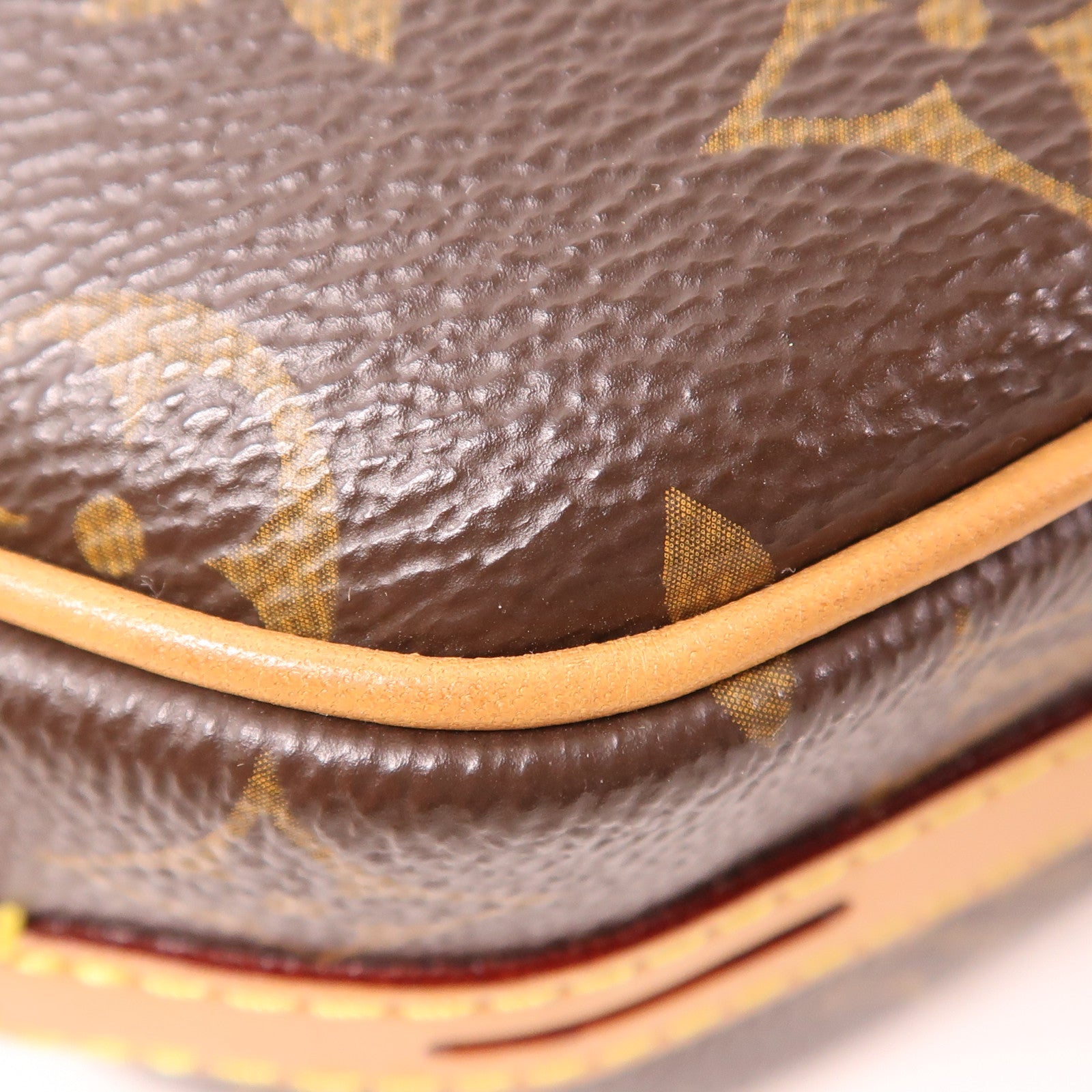 LOUIS VUITTON 【激減優惠】Monogram Boite Chapeau Souple金扣肩背袋棕色