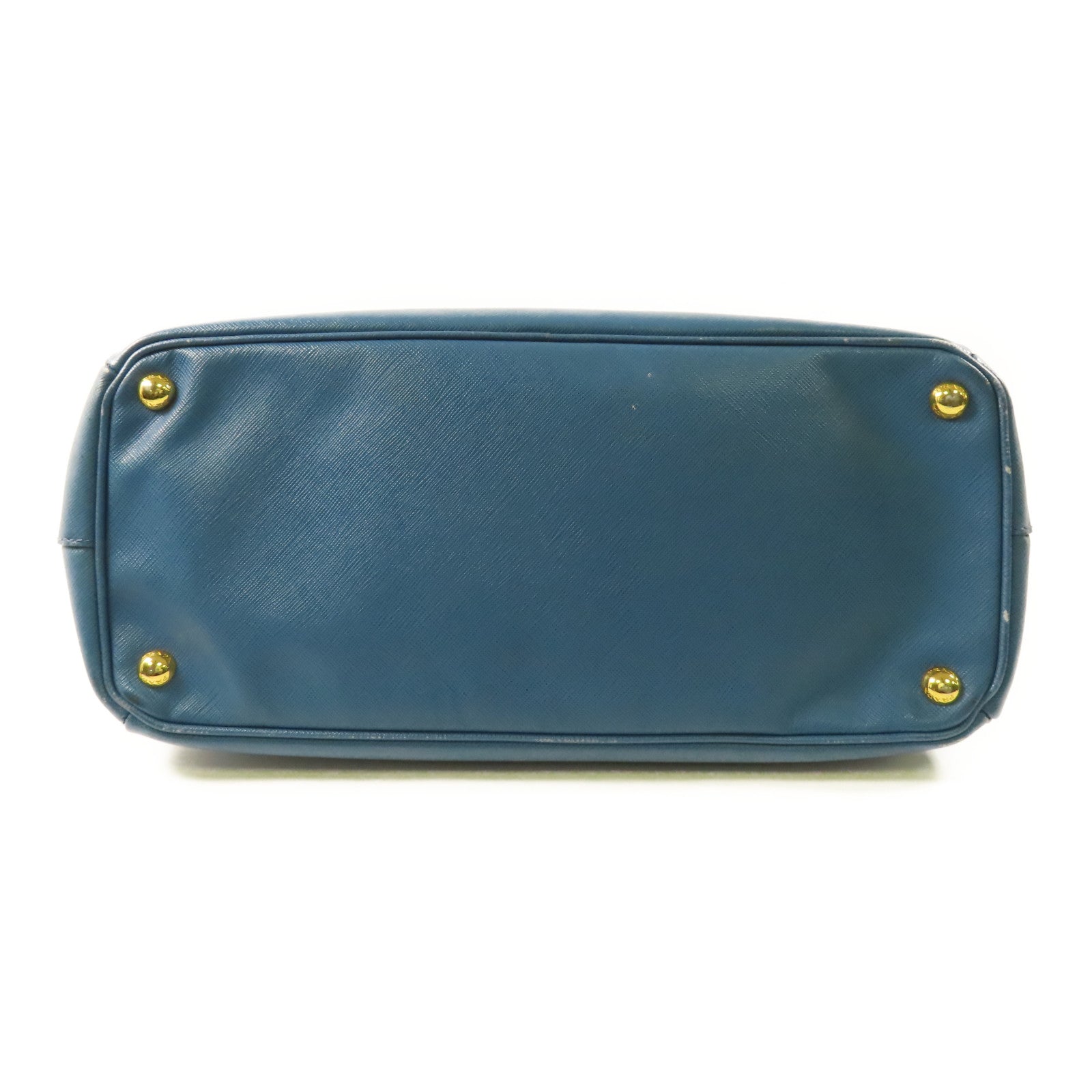 PRADA Galleria 2 Way Shoulder Hand Bag BN2274 Saffiano Leather Blue