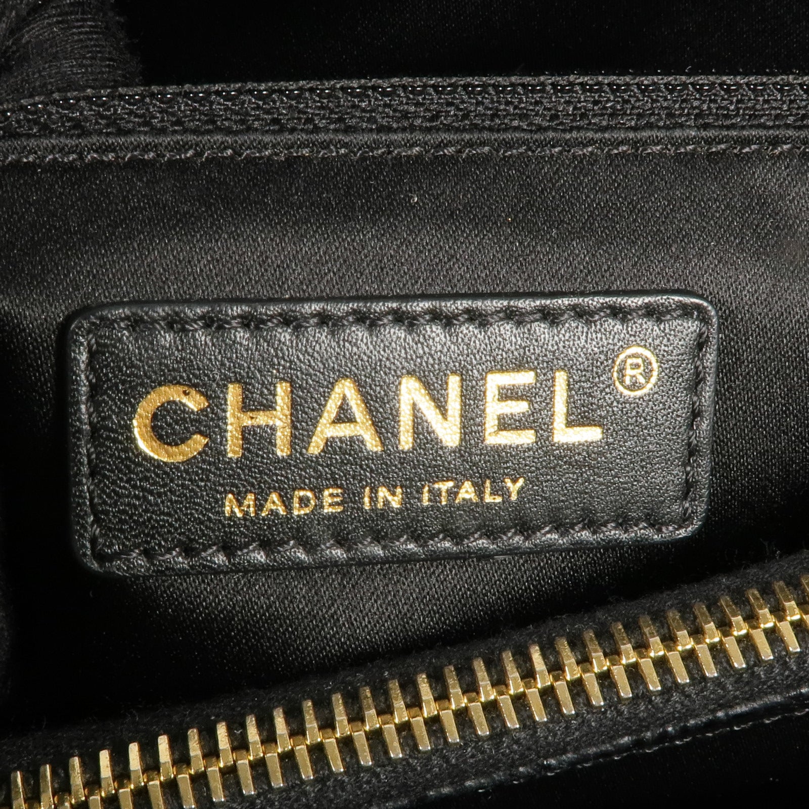 CHANEL 牛皮皮革GST Grand Shopping Tote金扣肩背袋/手挽袋