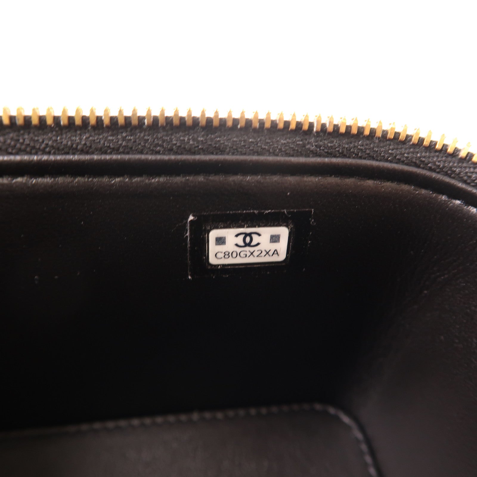 CHANEL 牛皮皮革2 Way Chain Shoulder金扣手挽肩背兩用袋
