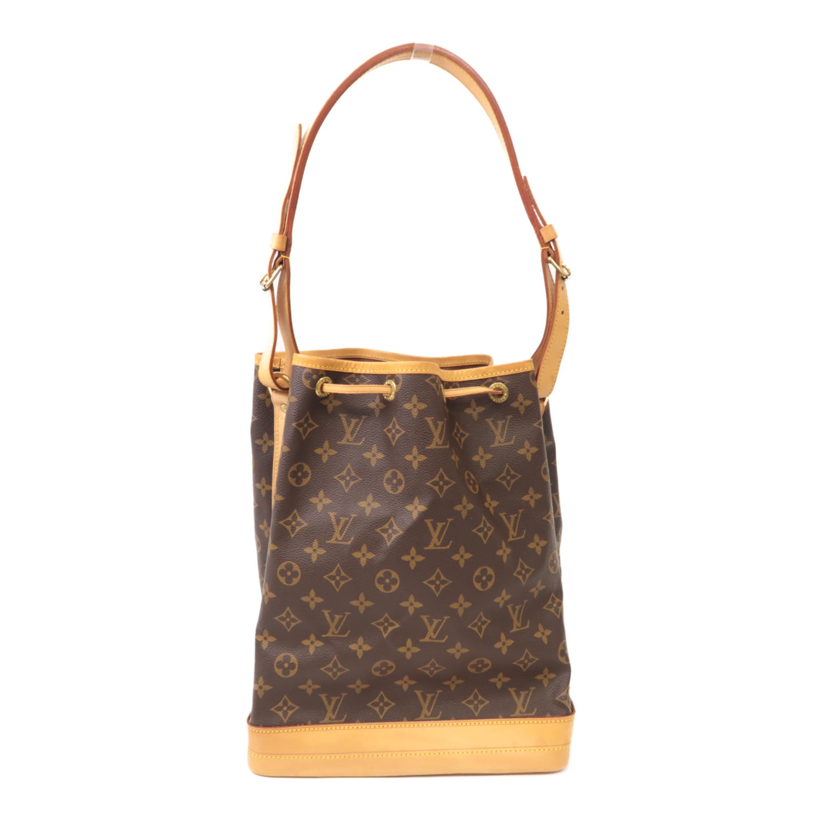 LOUIS VUITTON Monogram Noe Bucket Bag金扣肩背袋啡色
