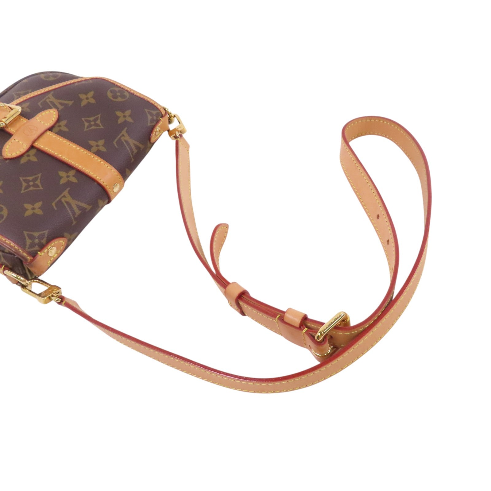 LOUIS VUITTON Monogram Saumur BB金扣肩背袋