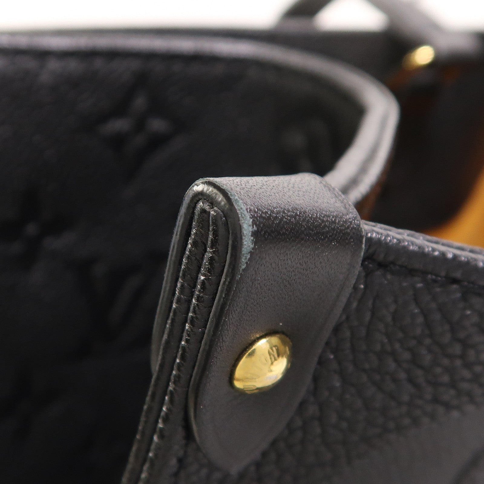 LOUIS VUITTON Monogram Empreinte On The Go GM金扣手挽肩背兩用袋