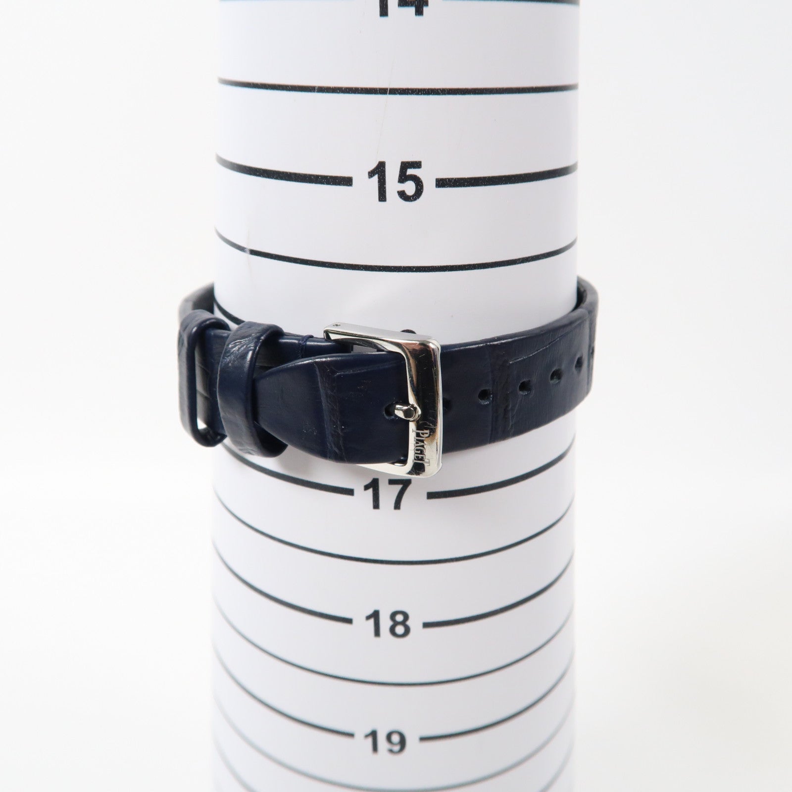 PIAGET Possession不鏽鋼/皮革手錶石英機芯銀色