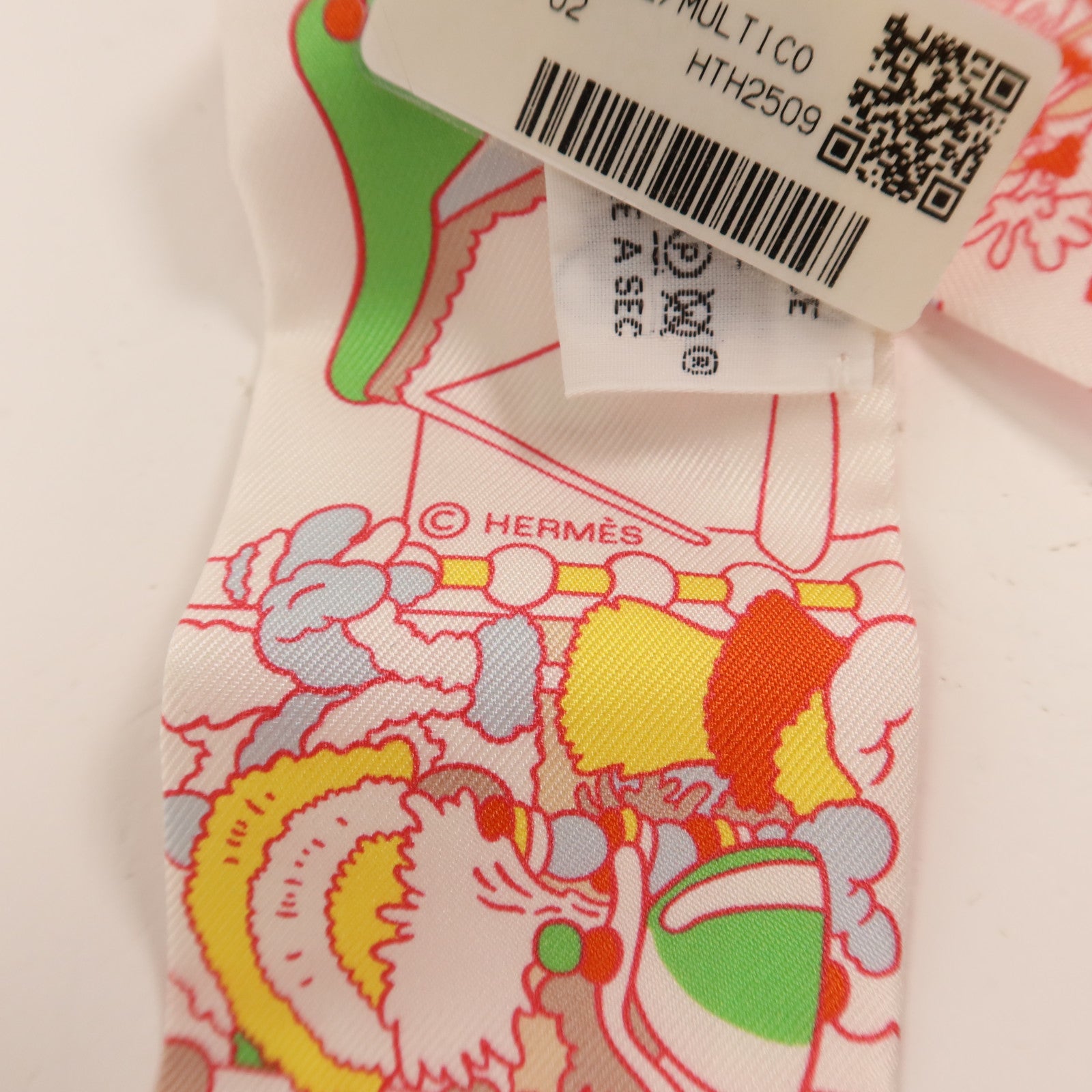 HERMES 絲質Twilly絲巾