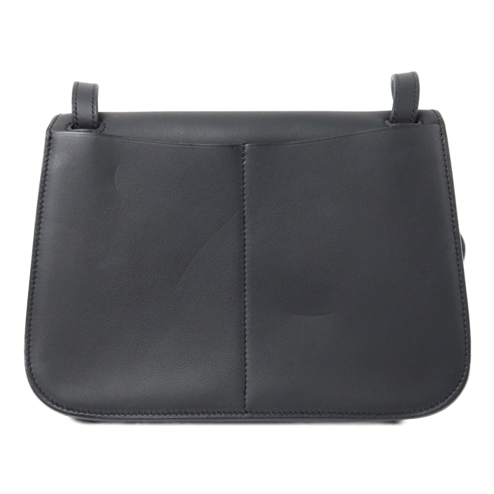 HERMES Swift皮革Mini Halzan手挽肩背兩用袋Noir