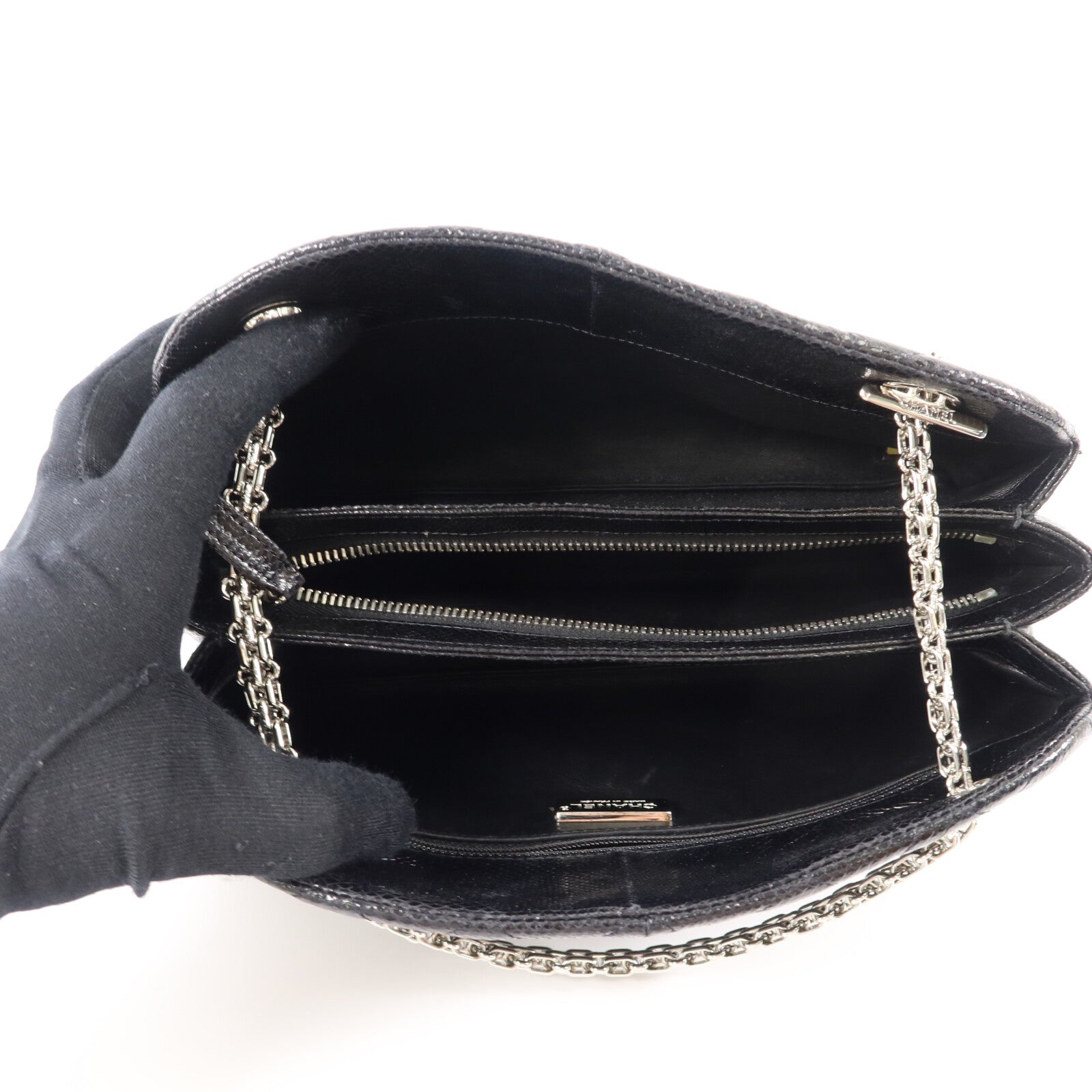 CHANEL 牛皮皮革Mademoiselle Bowling Shoulder Bag肩背袋
