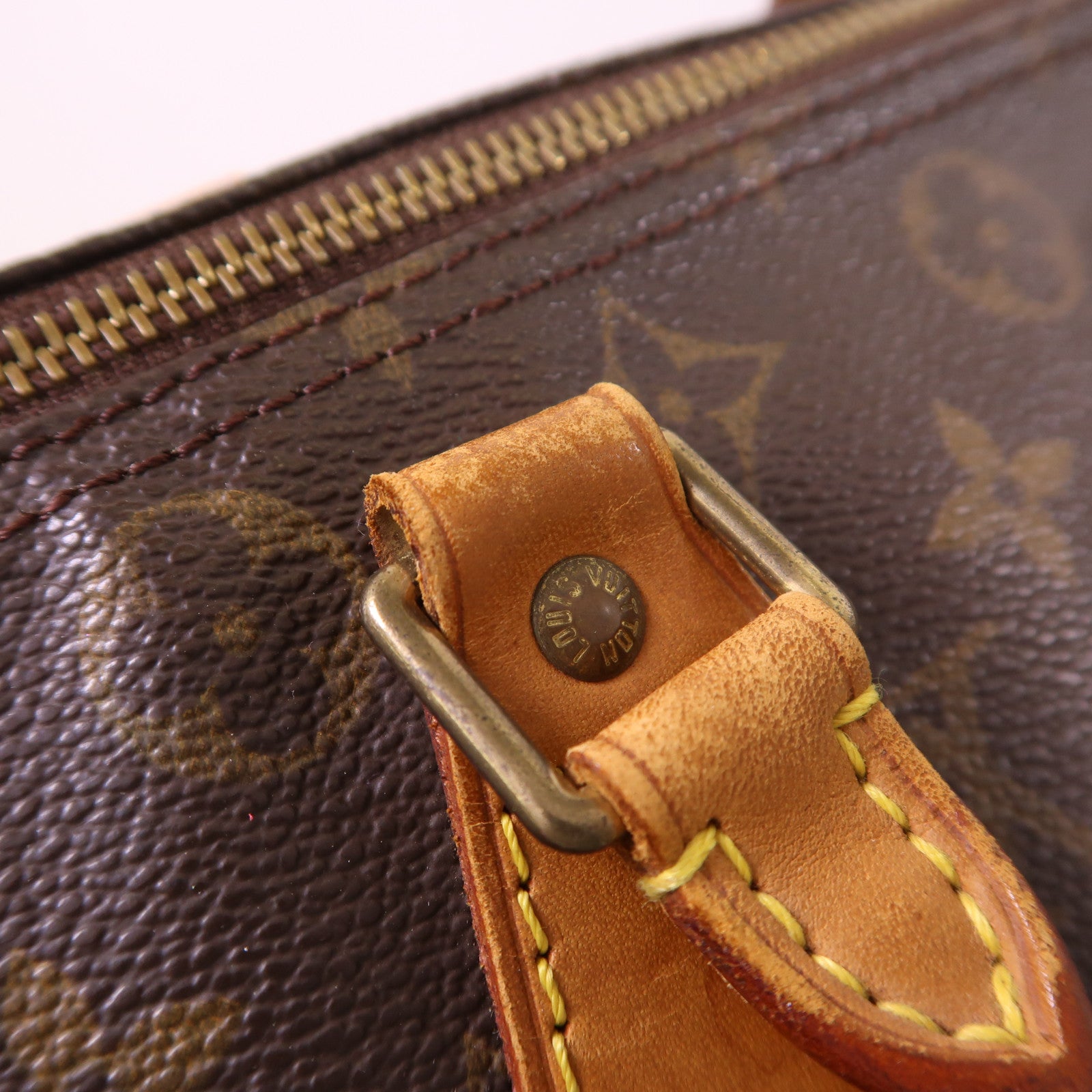 LOUIS VUITTON Monogram Speedy 30金扣手挽袋
