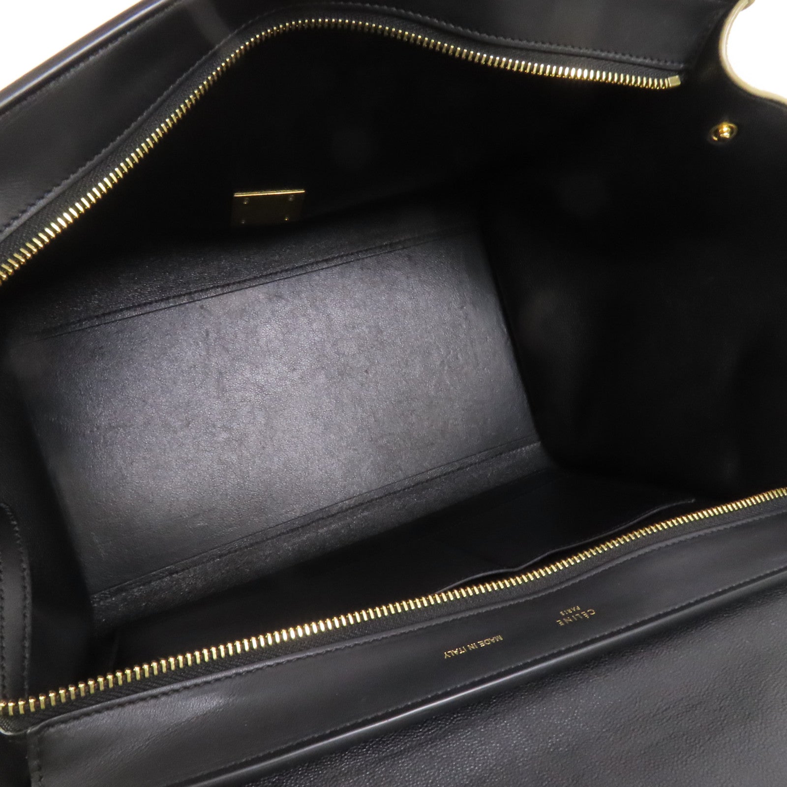 CELINE 牛皮皮革/麂皮皮革Trapeze金扣手挽肩背兩用袋