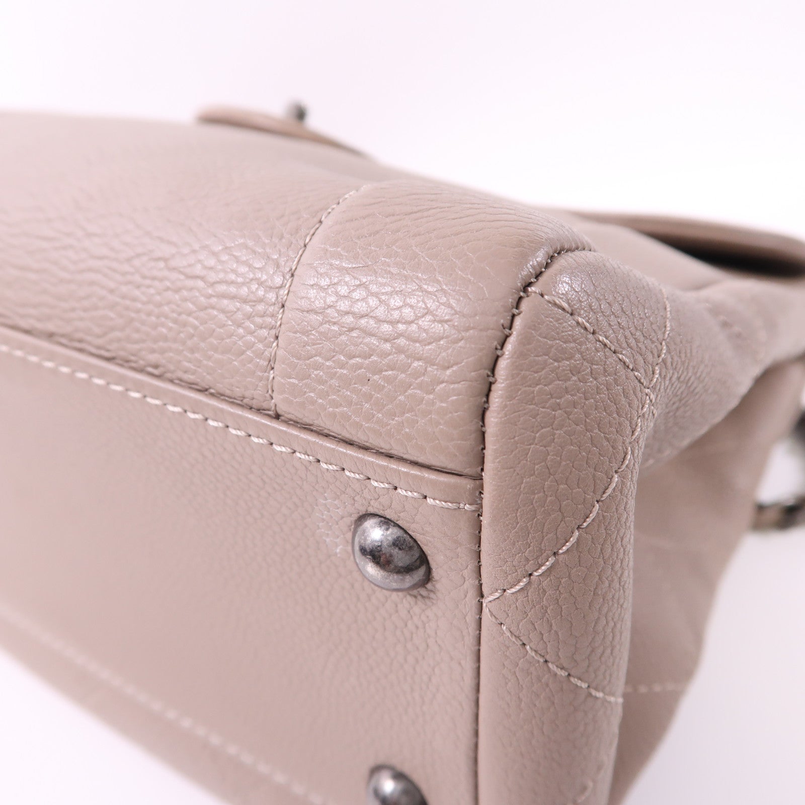 CHANEL 牛皮皮革Shoulder Bag手挽肩背兩用袋