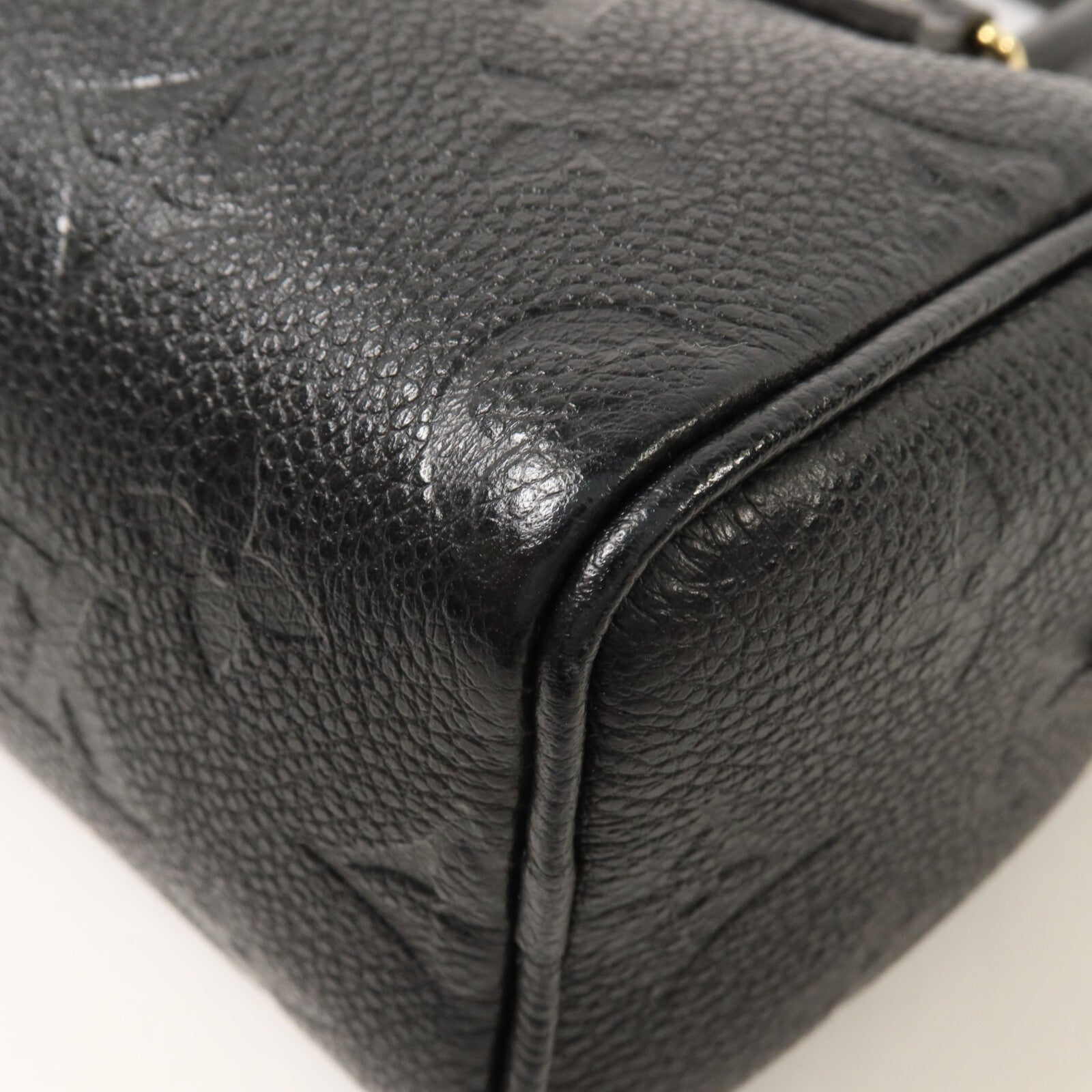 LOUIS VUITTON Monogram Empreinte Nano Speedy手挽肩背兩用袋