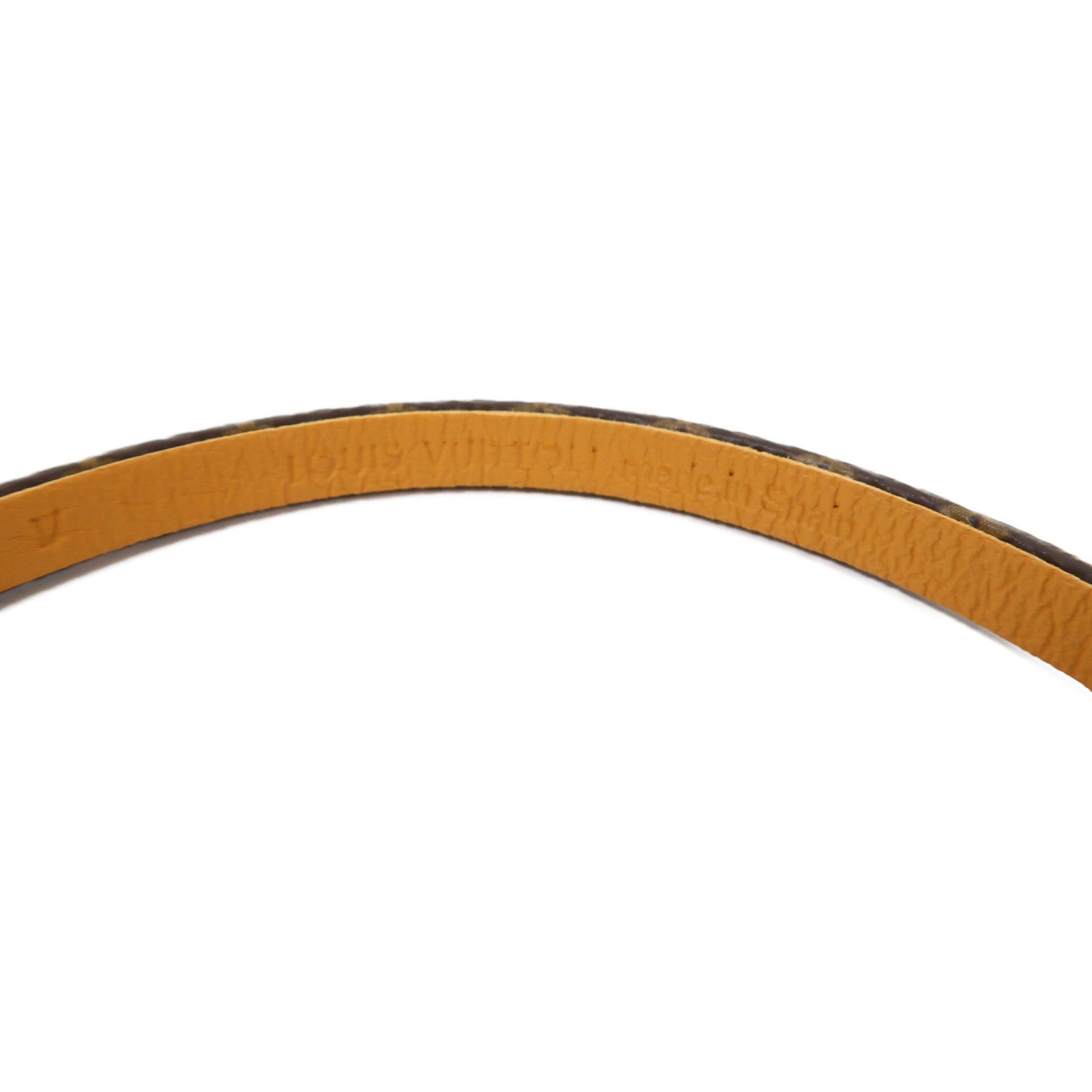 LOUIS VUITTON Monogram Vivienne Bracelet金扣手鏈啡色