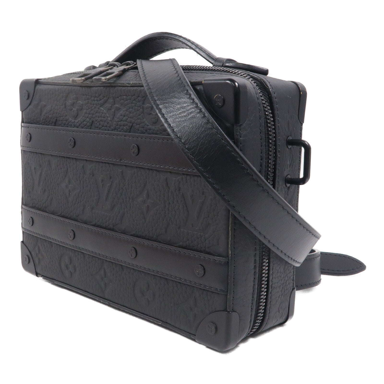 LOUIS VUITTON Monogram Taurillon Handle Soft Trunk手挽肩背兩用袋